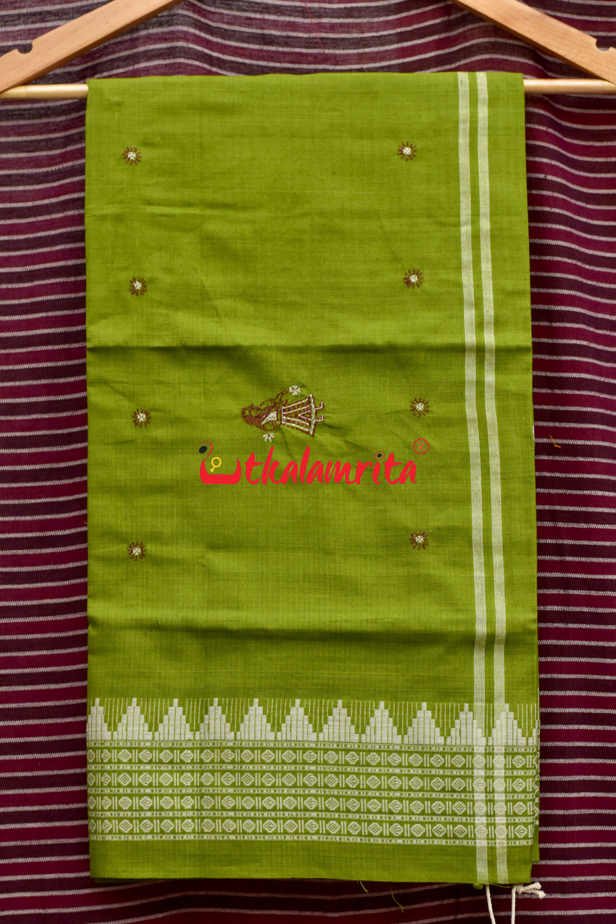 Maroon Mehendi Doll Bomkai Dress Set