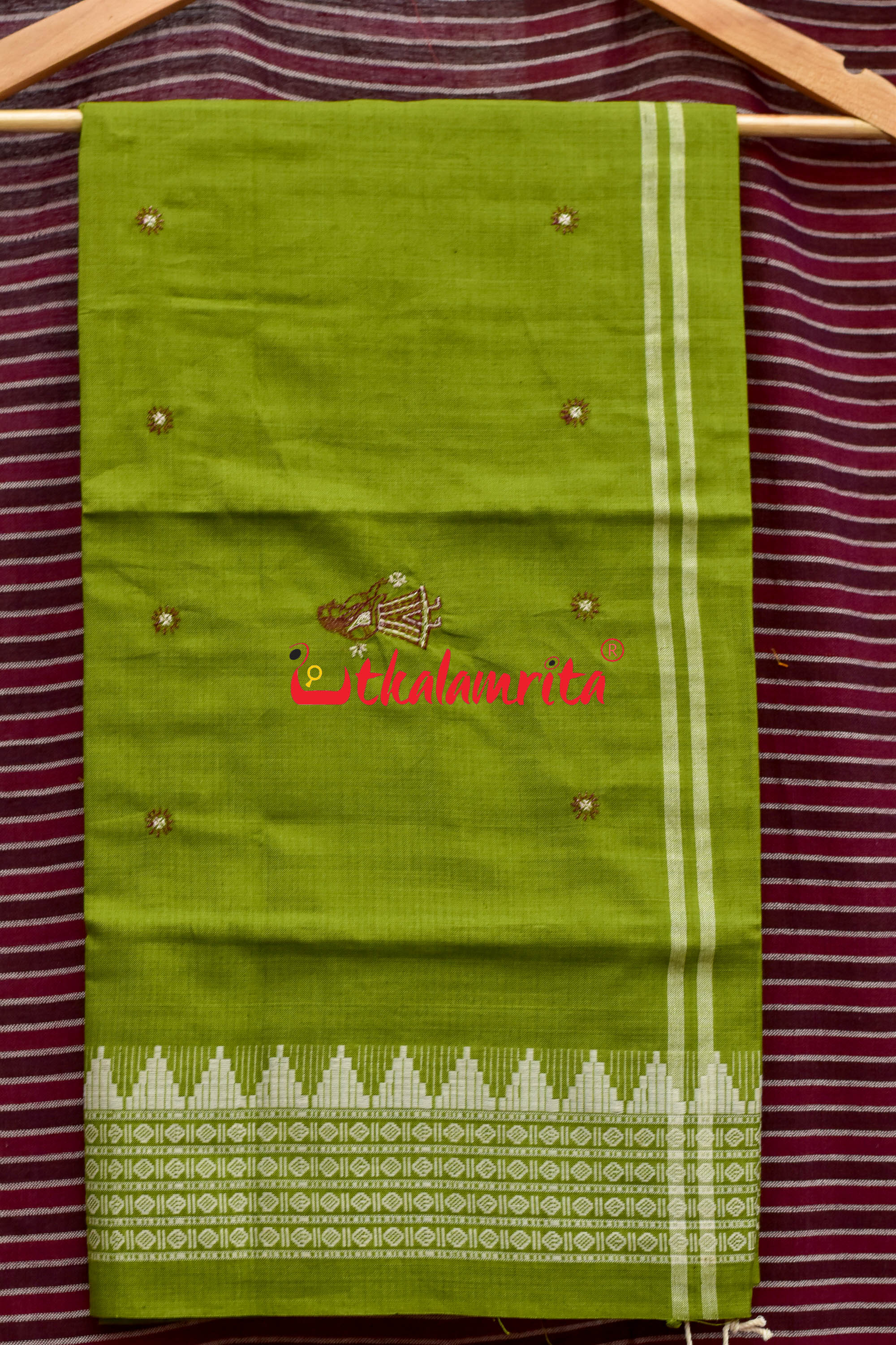 Maroon Mehendi Doll Bomkai Dress Set