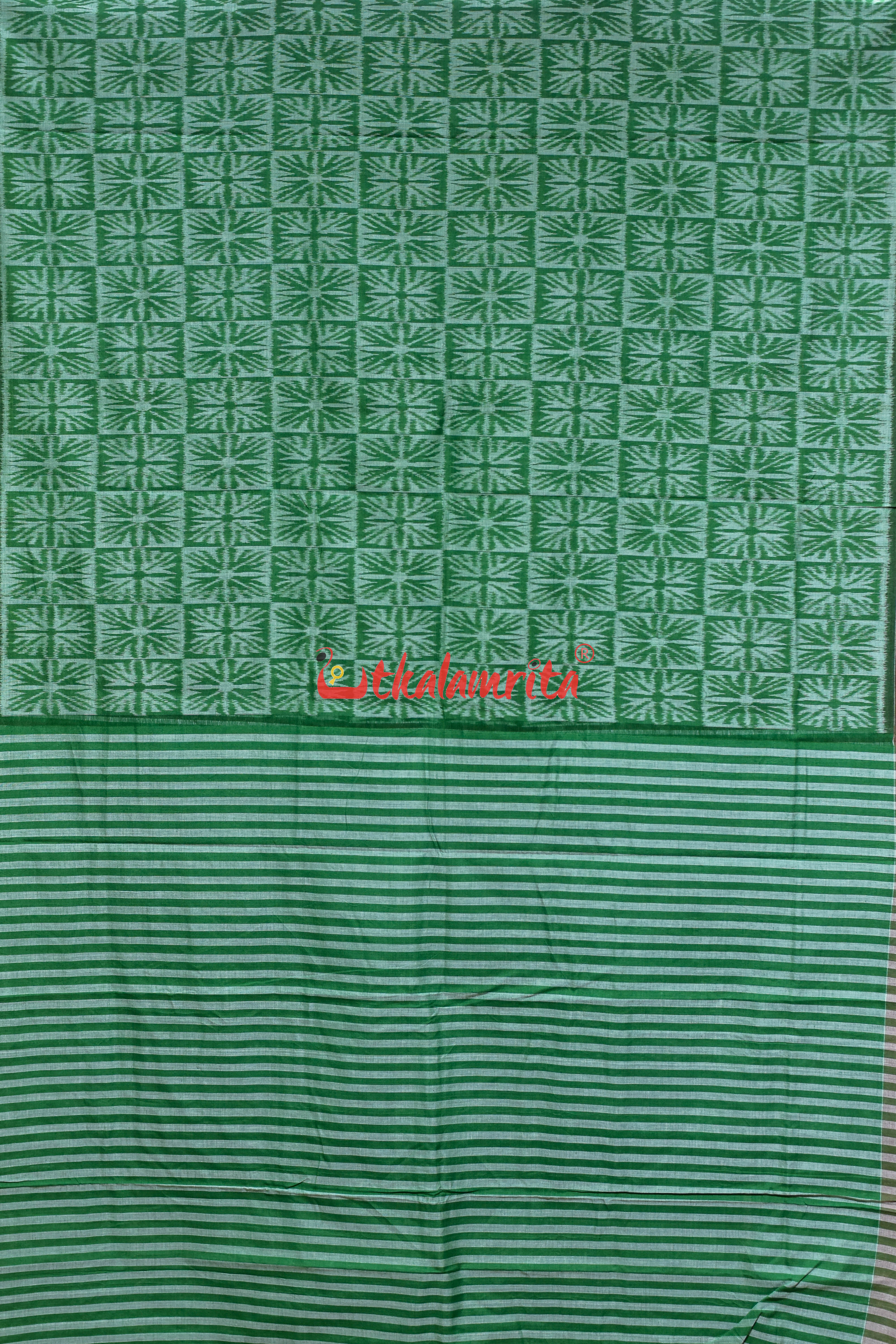 Clover Leaf Khandua Ikat Cotton Saree