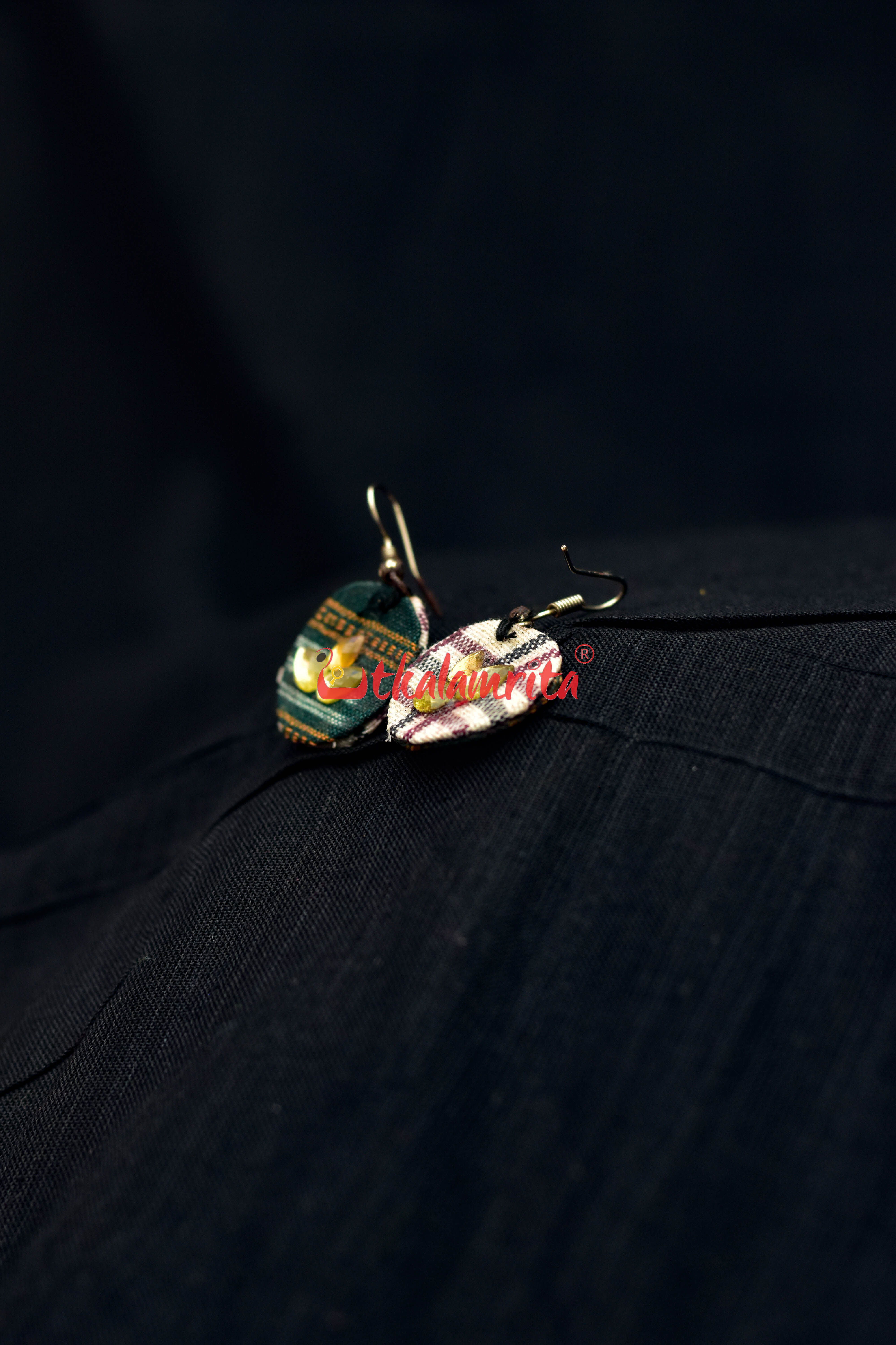 Kotpad Ikat Round Danglers