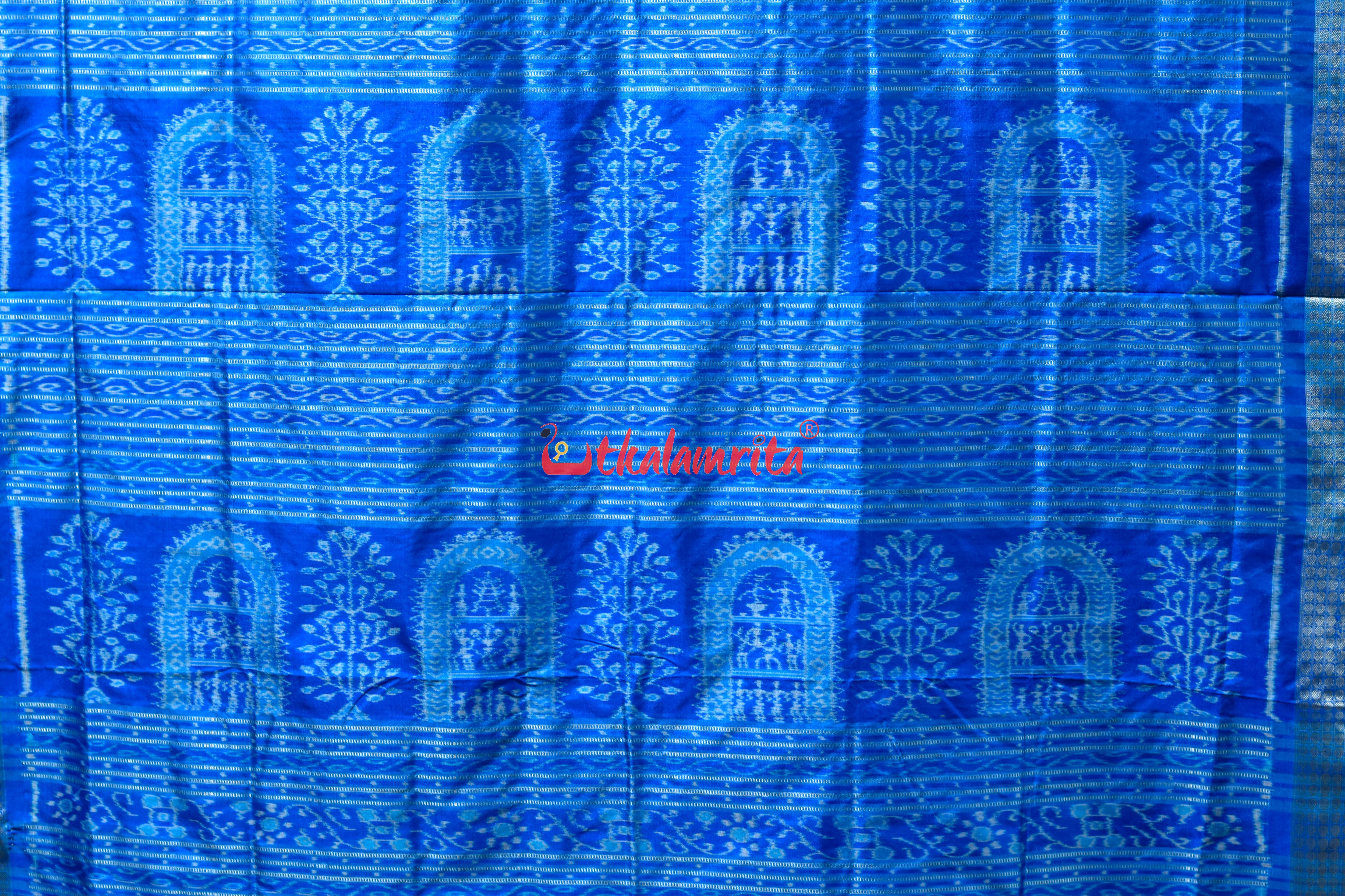 Taffy Pink with Mayurapucha Sambalpuri Silk Saree
