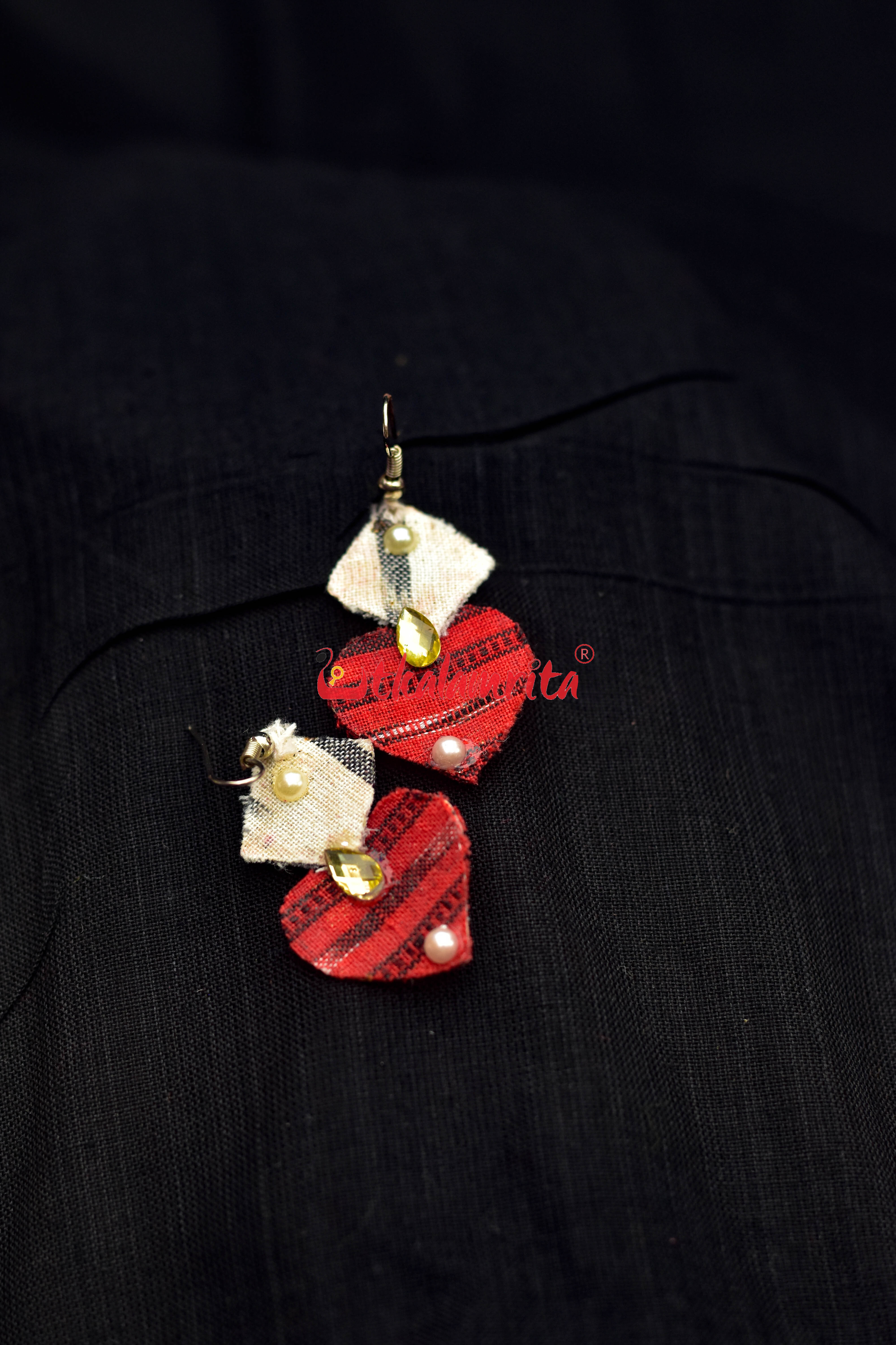 Red Heart Earrings