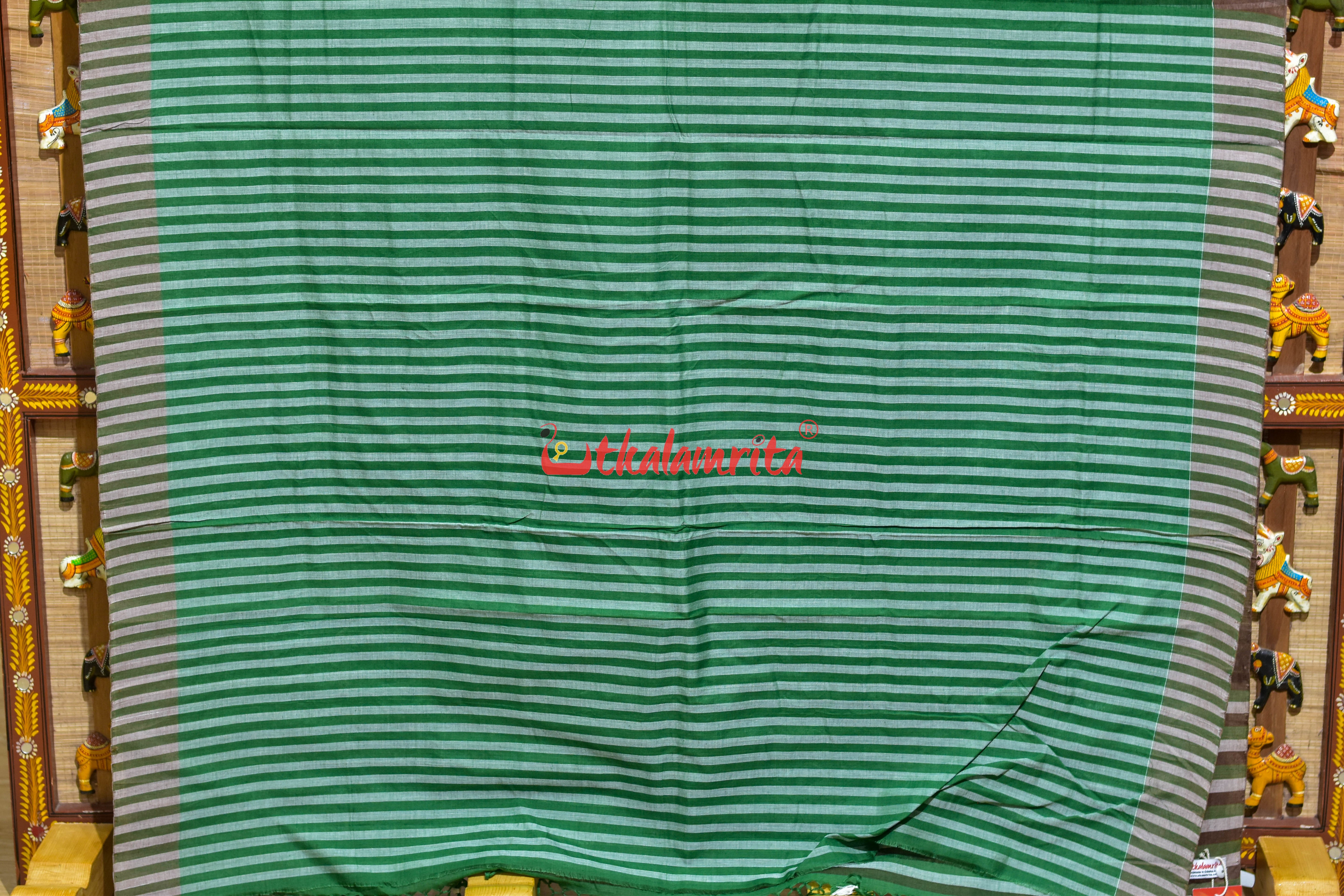 Clover Leaf Khandua Ikat Cotton Saree