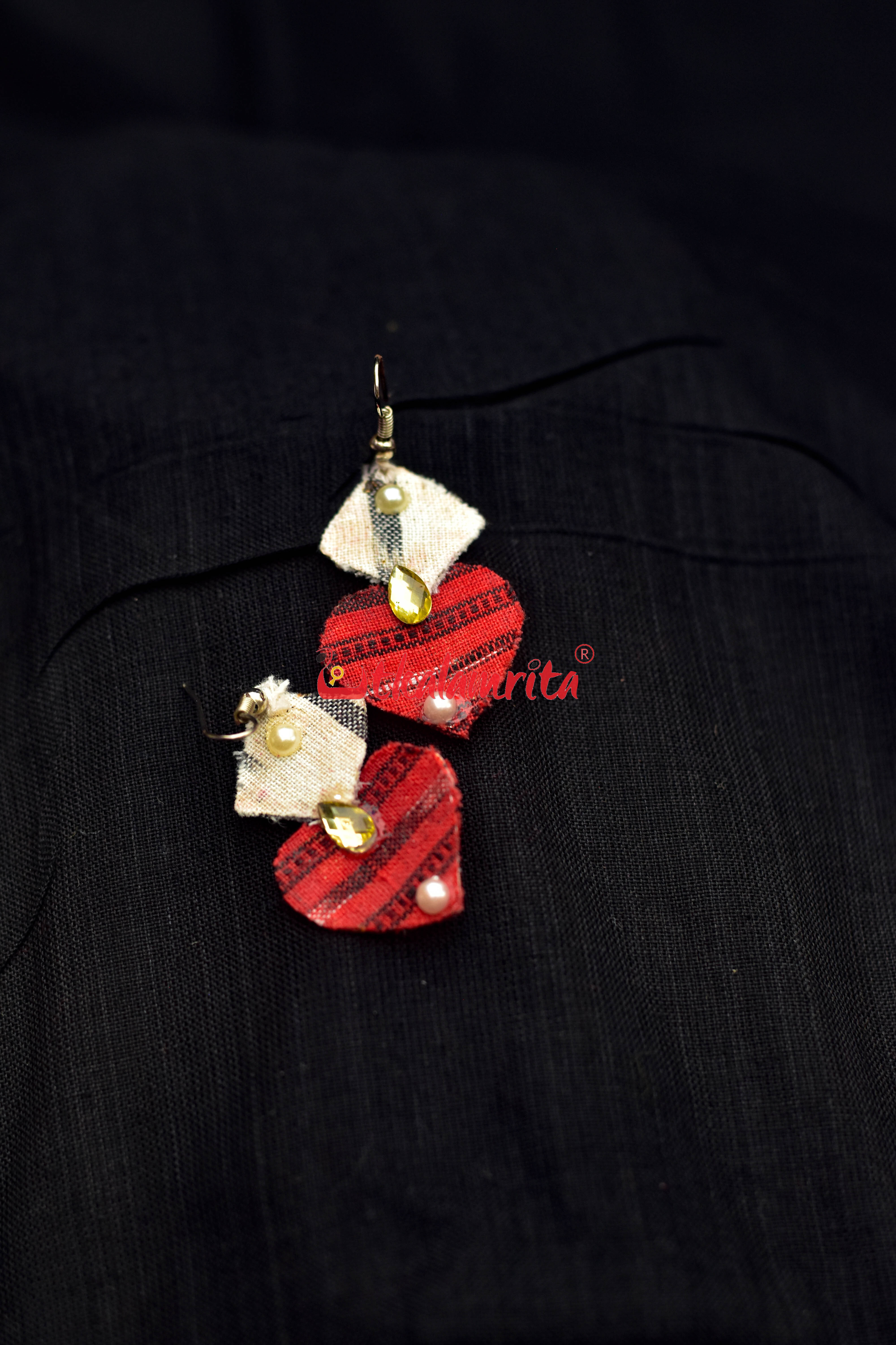 Red Heart Earrings
