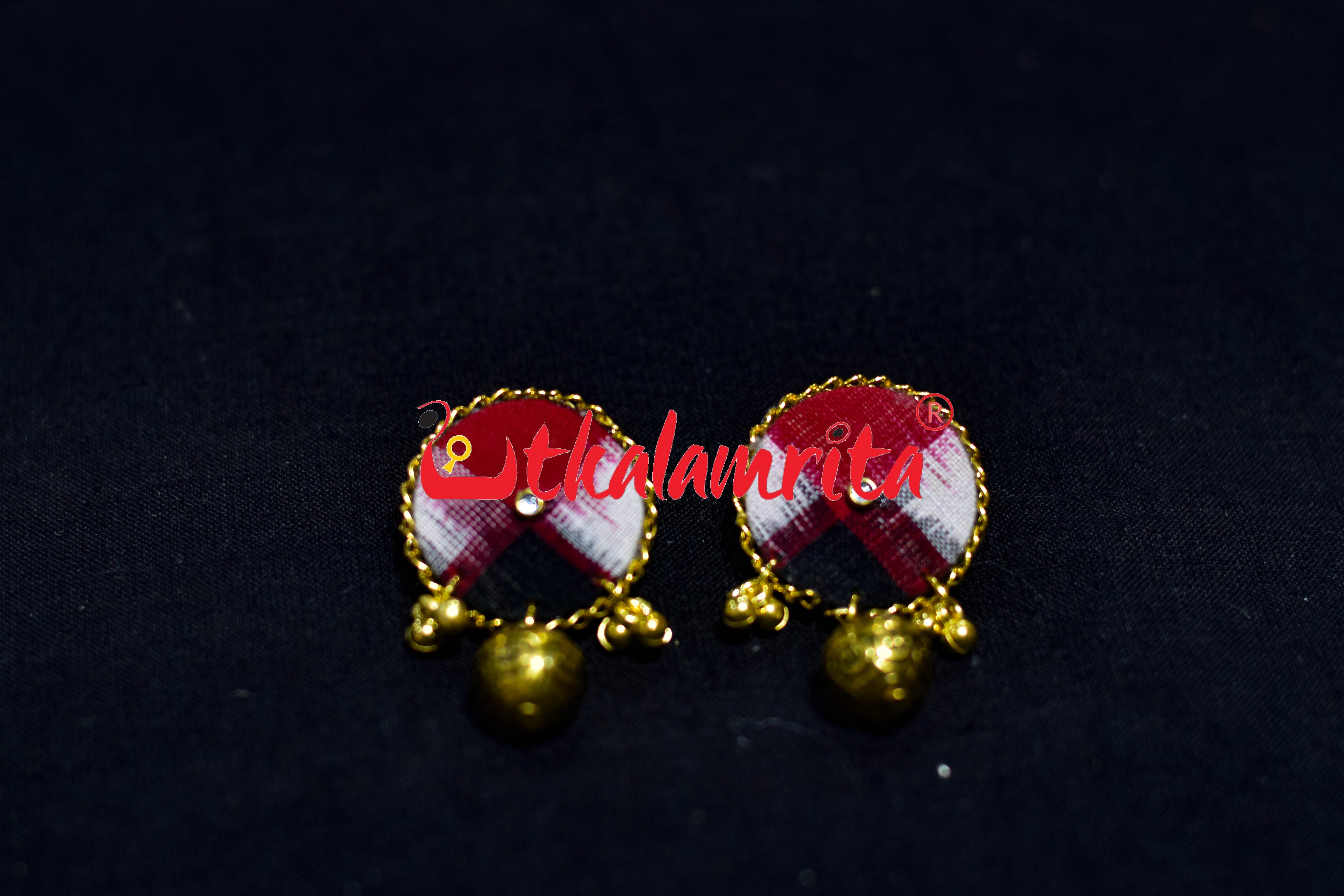 Blue Red Pasapali Necklace Set