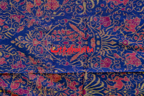 Blue Jungle Sambalpuri Bandha Cotton Saree