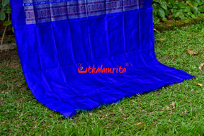 Plain Kumbha Rama Green Blue Sambalpuri Silk