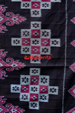 Middle Green Black Rimjhim Khandua Cotton
