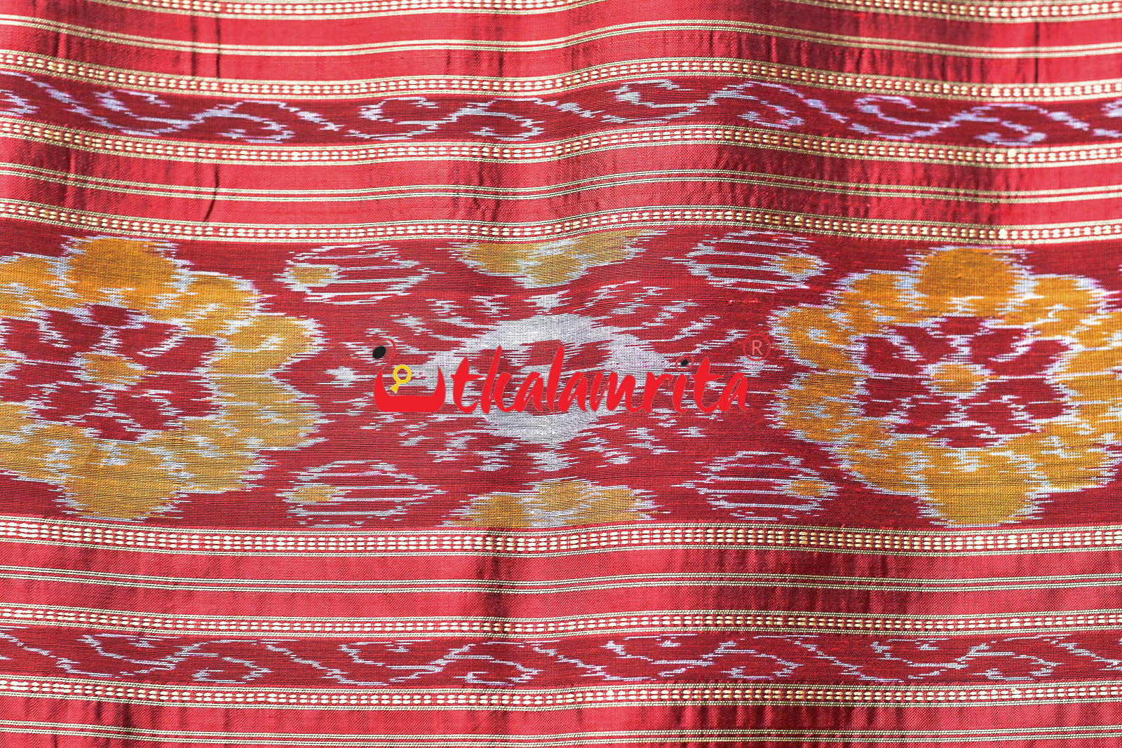 Jamun Double Pasapali Khandua Silk Saree