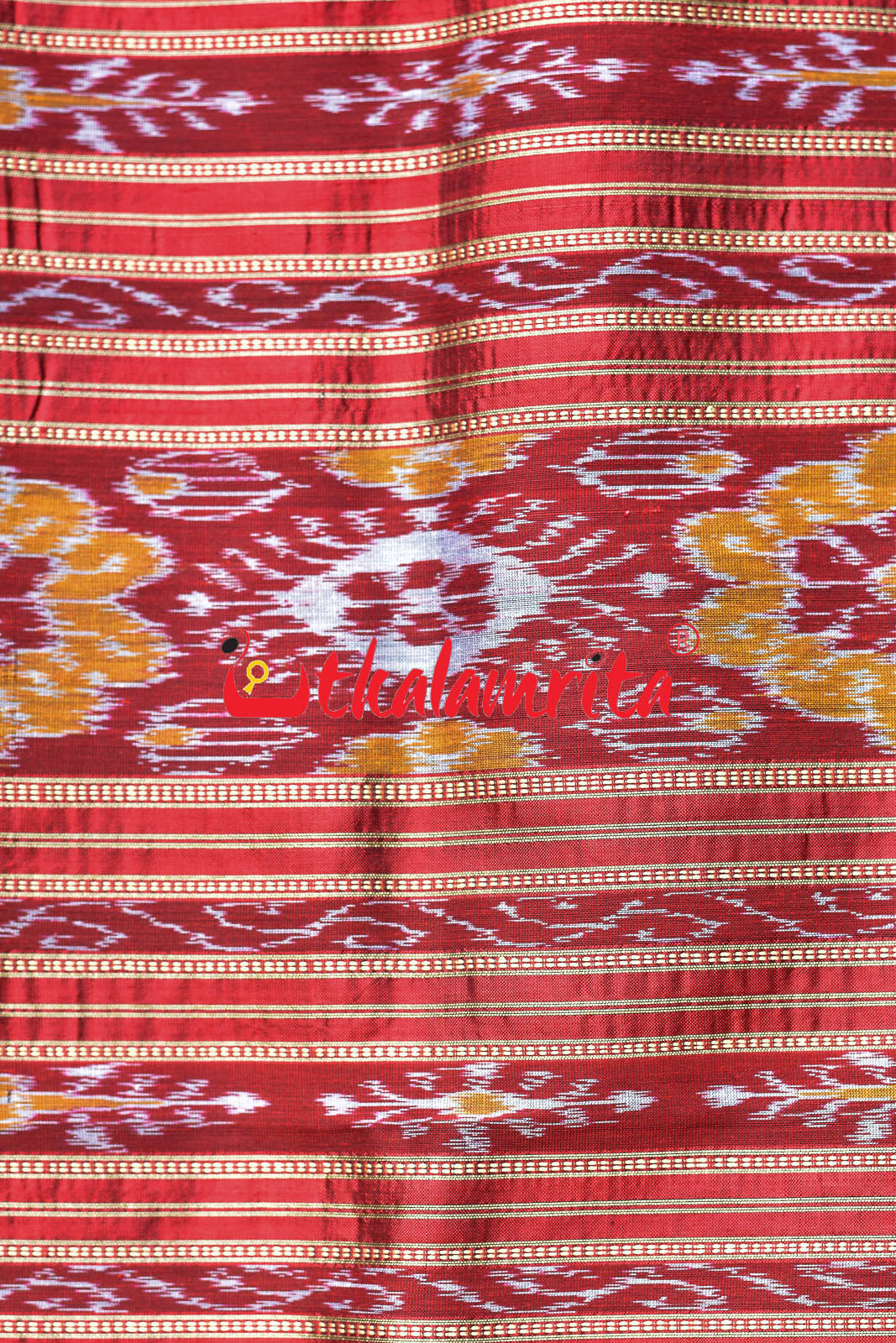 Jamun Double Pasapali Khandua Silk Saree