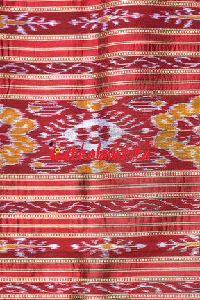 Jamun Double Pasapali Khandua Silk Saree