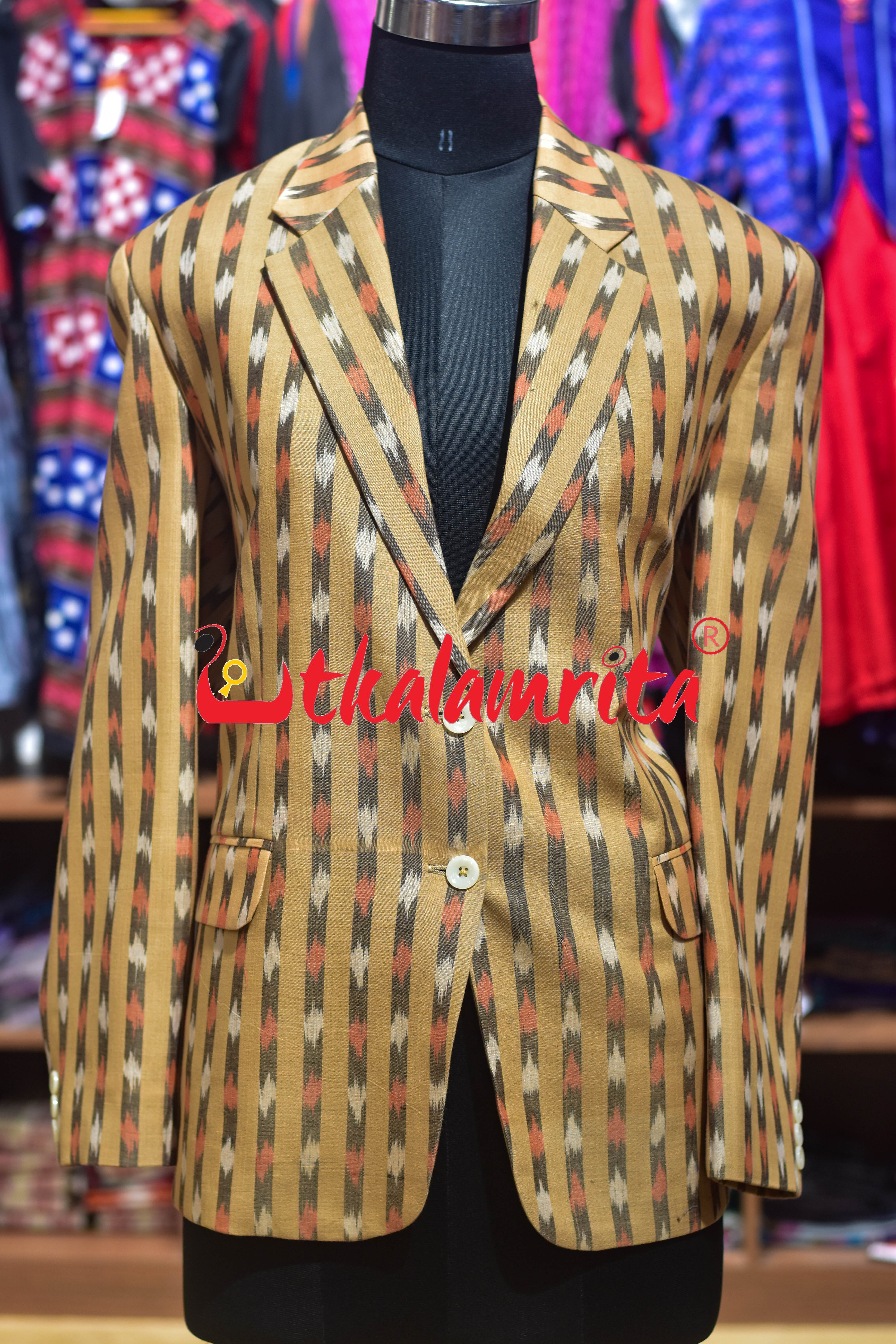 Matha Multi Dots Cotton (Ladies' Blazer)