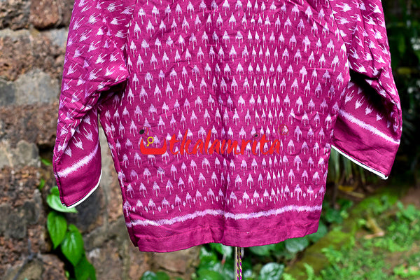Chhatu White Over Magenta (Ladies' Jacket)