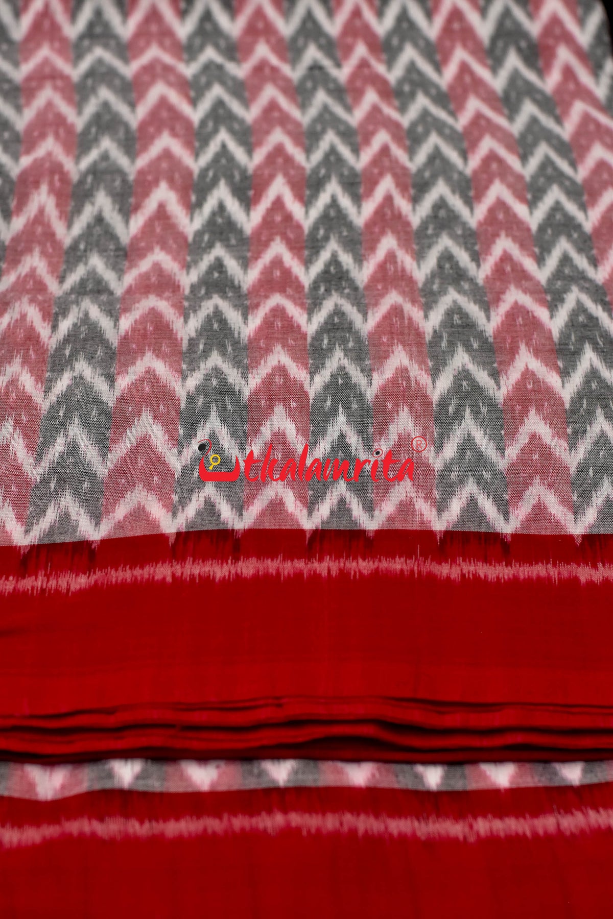 Aadki Pink Grey (Fabric)