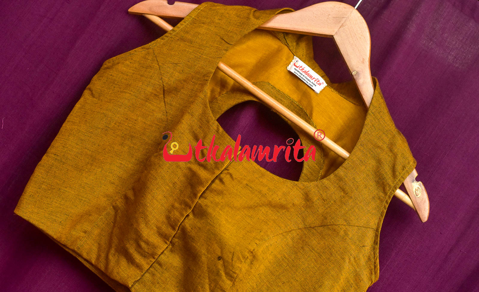 Plain Goldan Oval (Blouse)