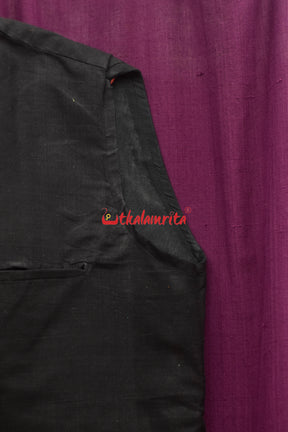 Black Multicolour Patch (Men's Jacket)