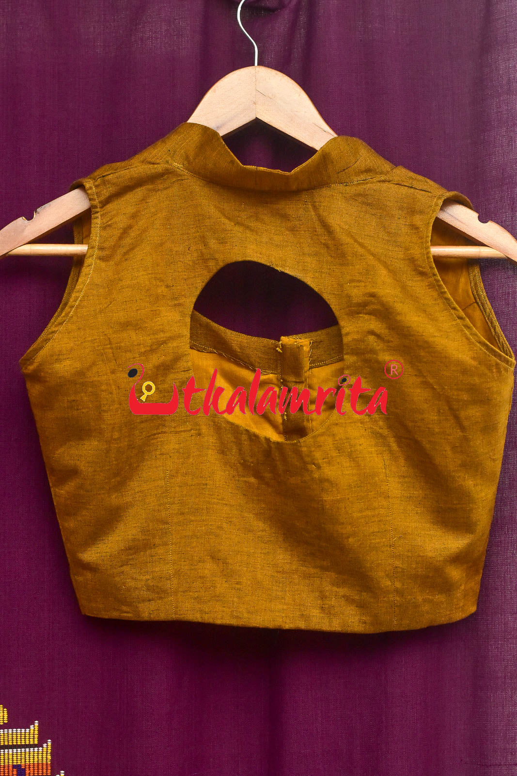Plain Golden Oval (Blouse)