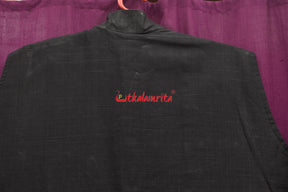 Black Multicolour Patch (Men's Jacket)