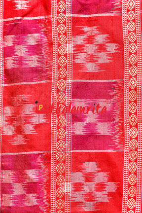 Jamun Double Pasapali Khandua Silk Saree