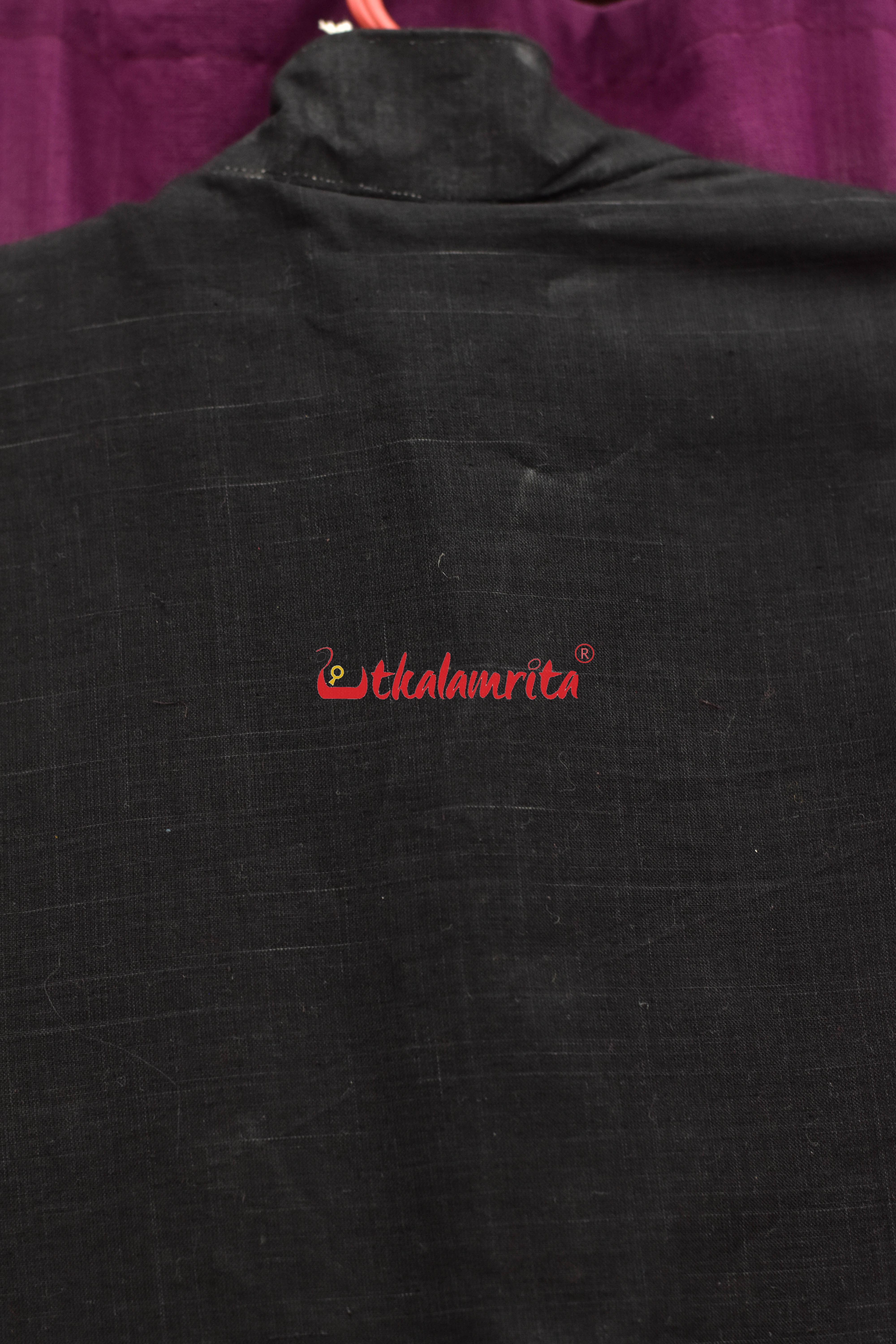 Black Multicolour Patch (Men's Jacket)