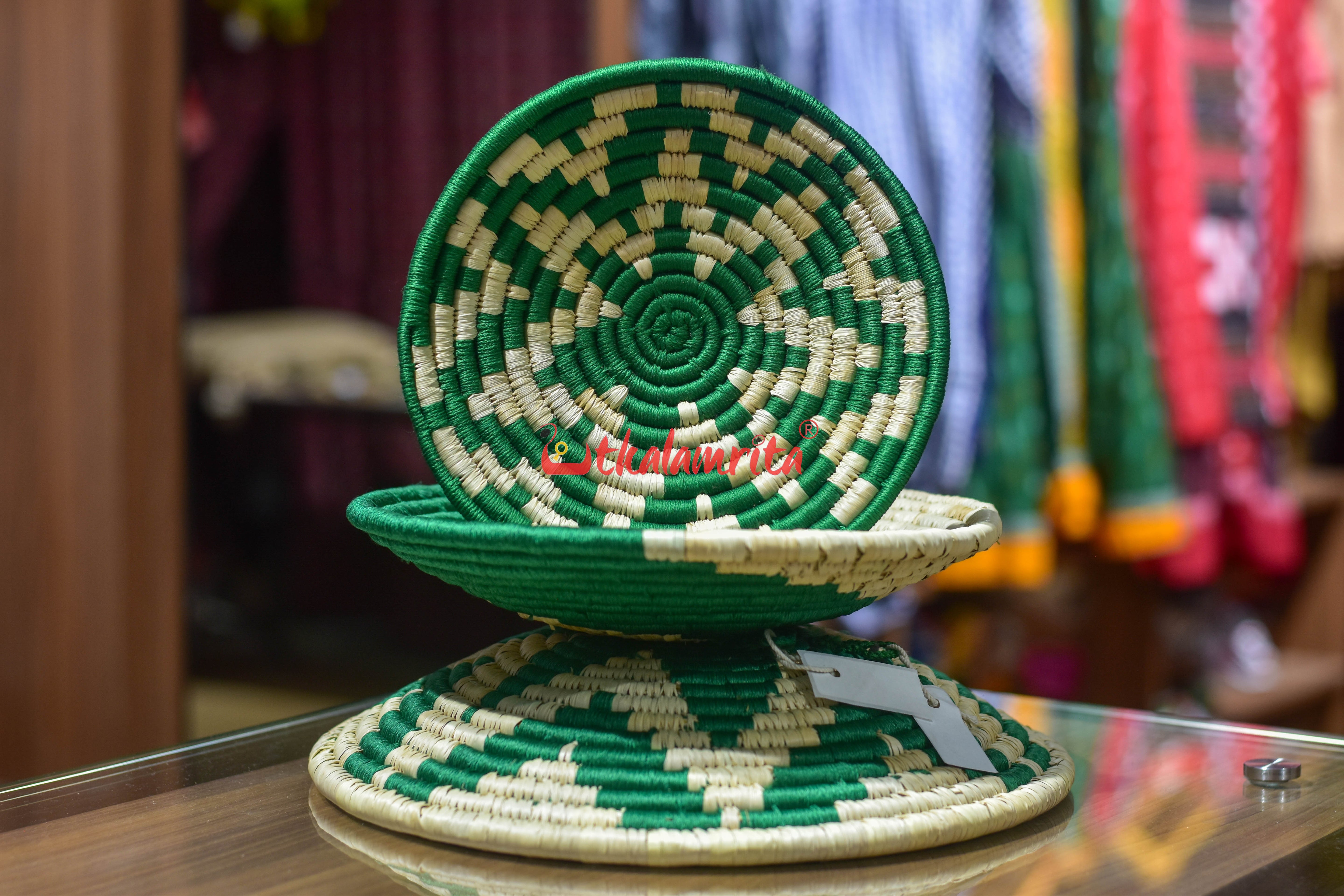 Sabai Grass Green Wall Basket- Small