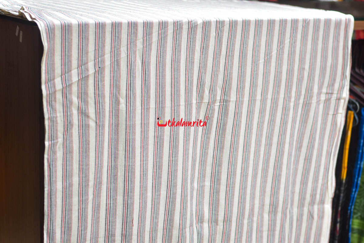 Off White Multi Stripes Kotpad (Fabric)