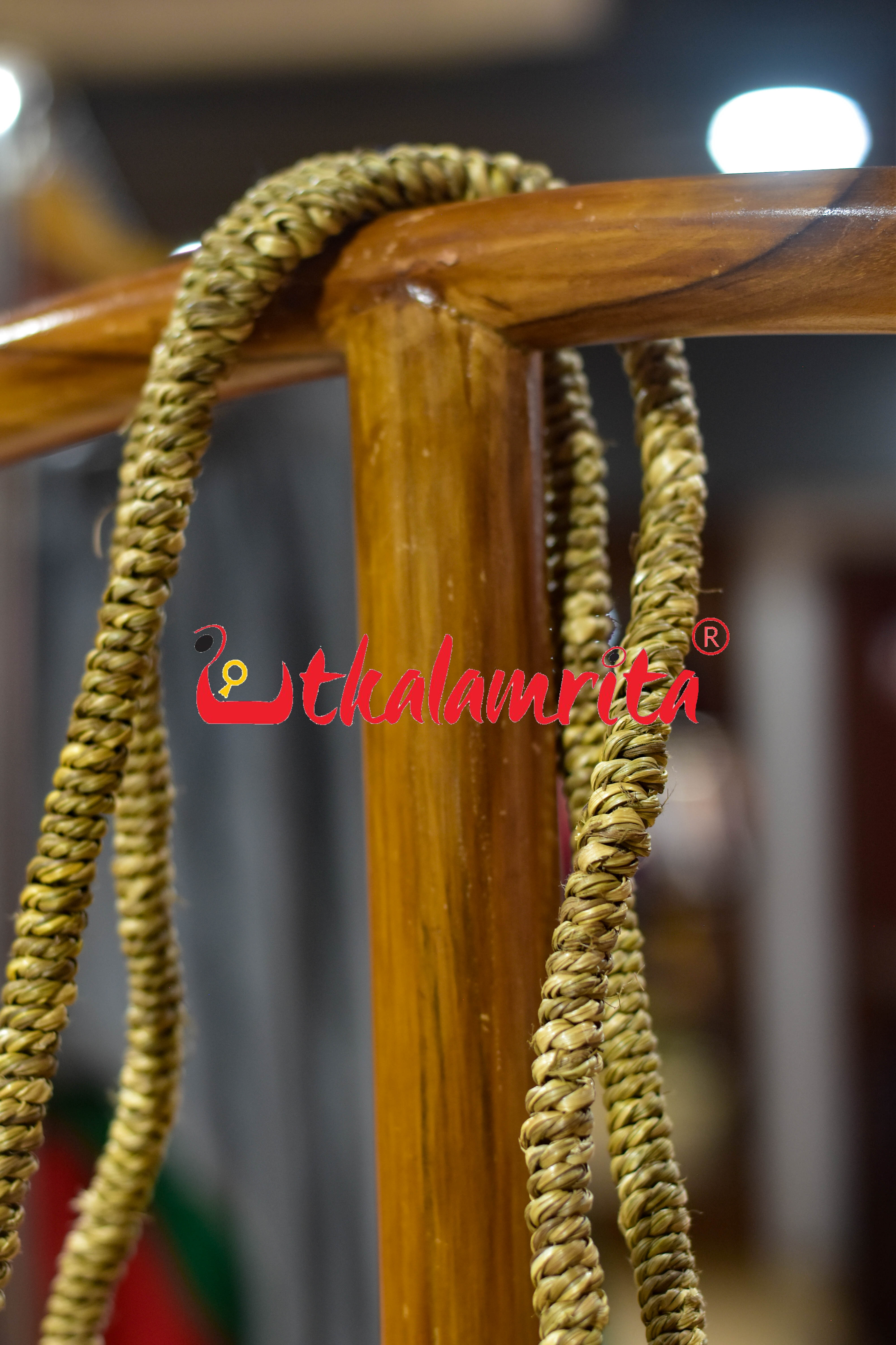 Sabai Grass Jali Bag Large (Natural)
