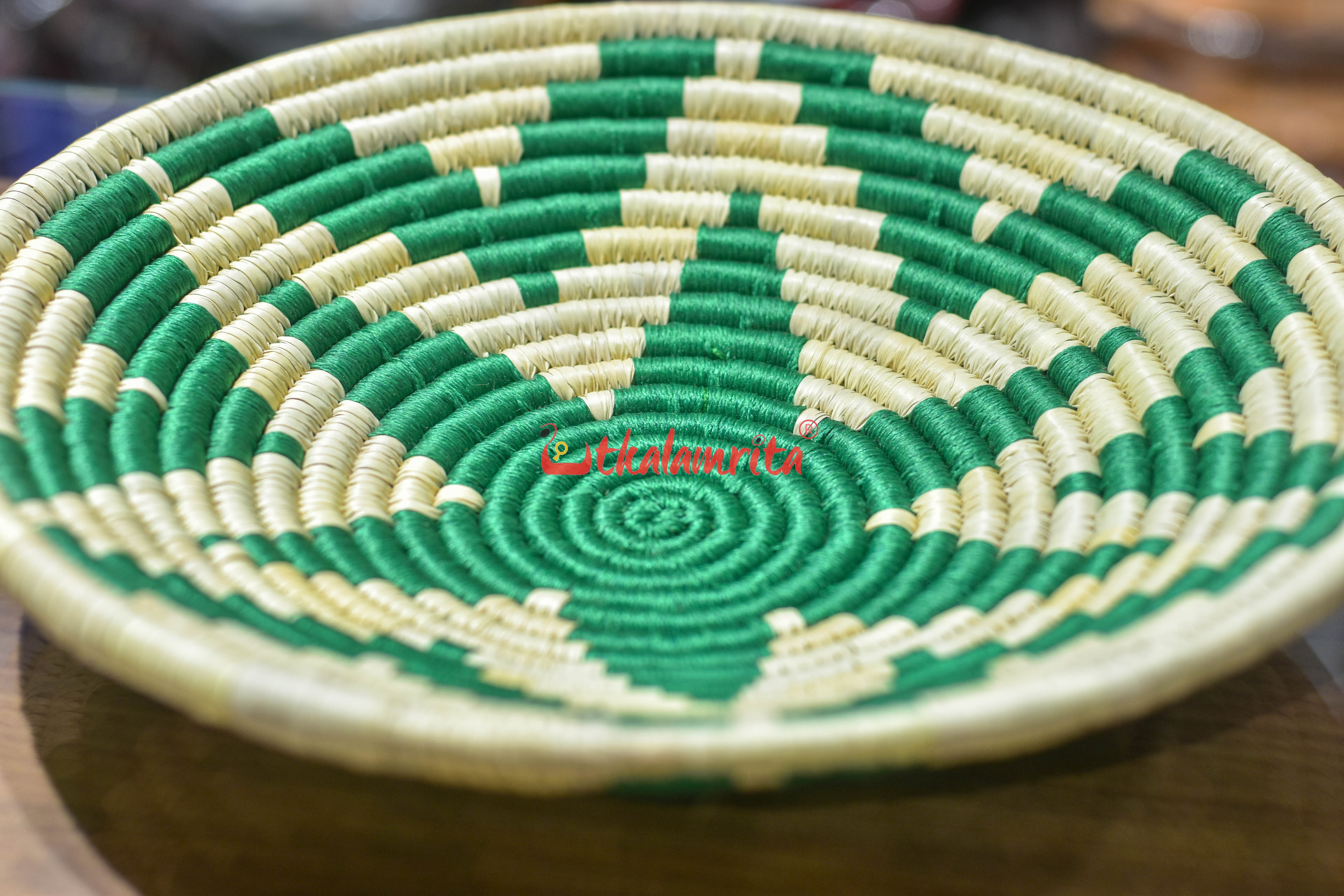 Sabai Grass Green Wall Basket- Small