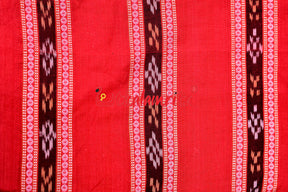 Red with Lines Pasapali Borders (Fabric)