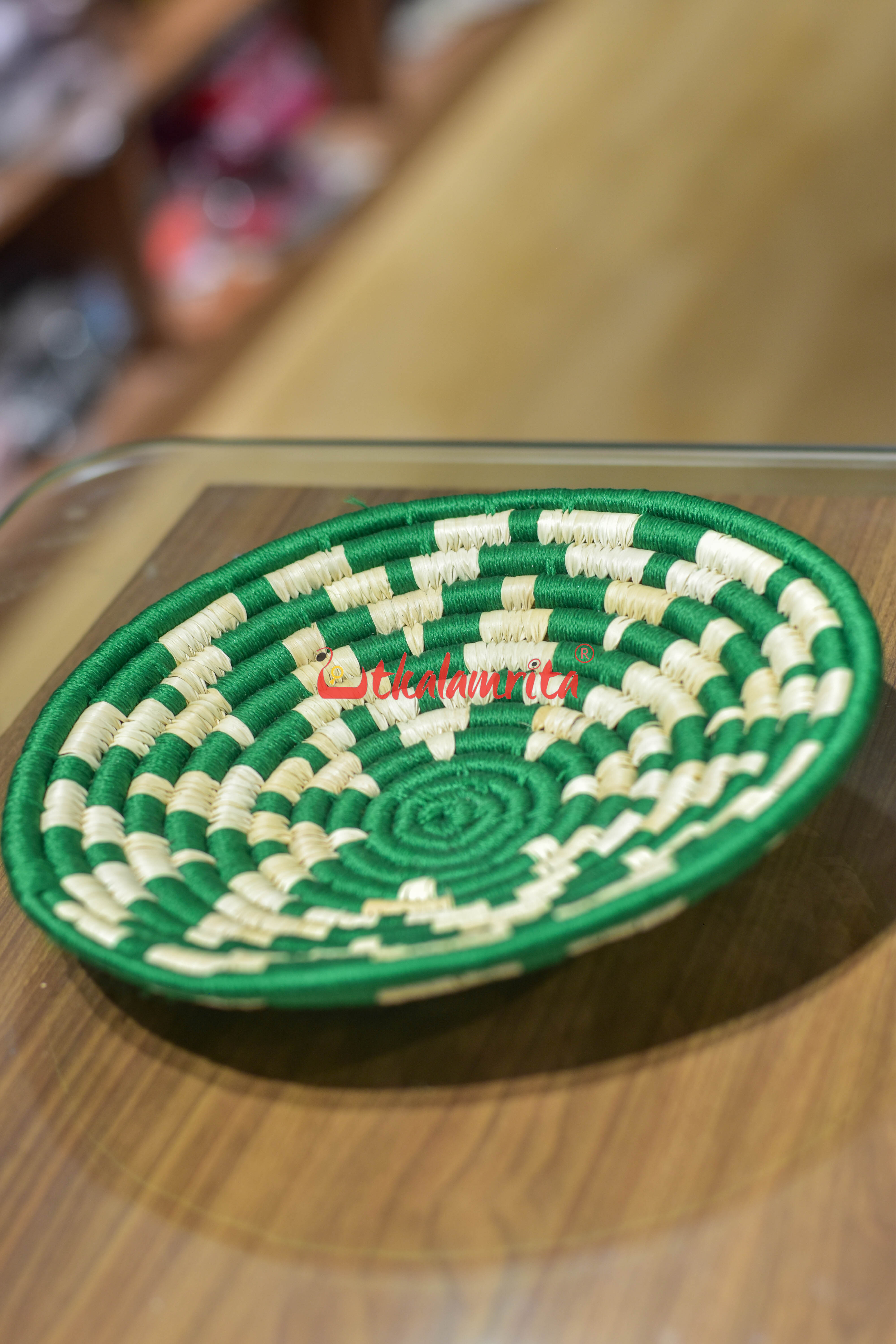 Sabai Grass Green Wall Basket- Small