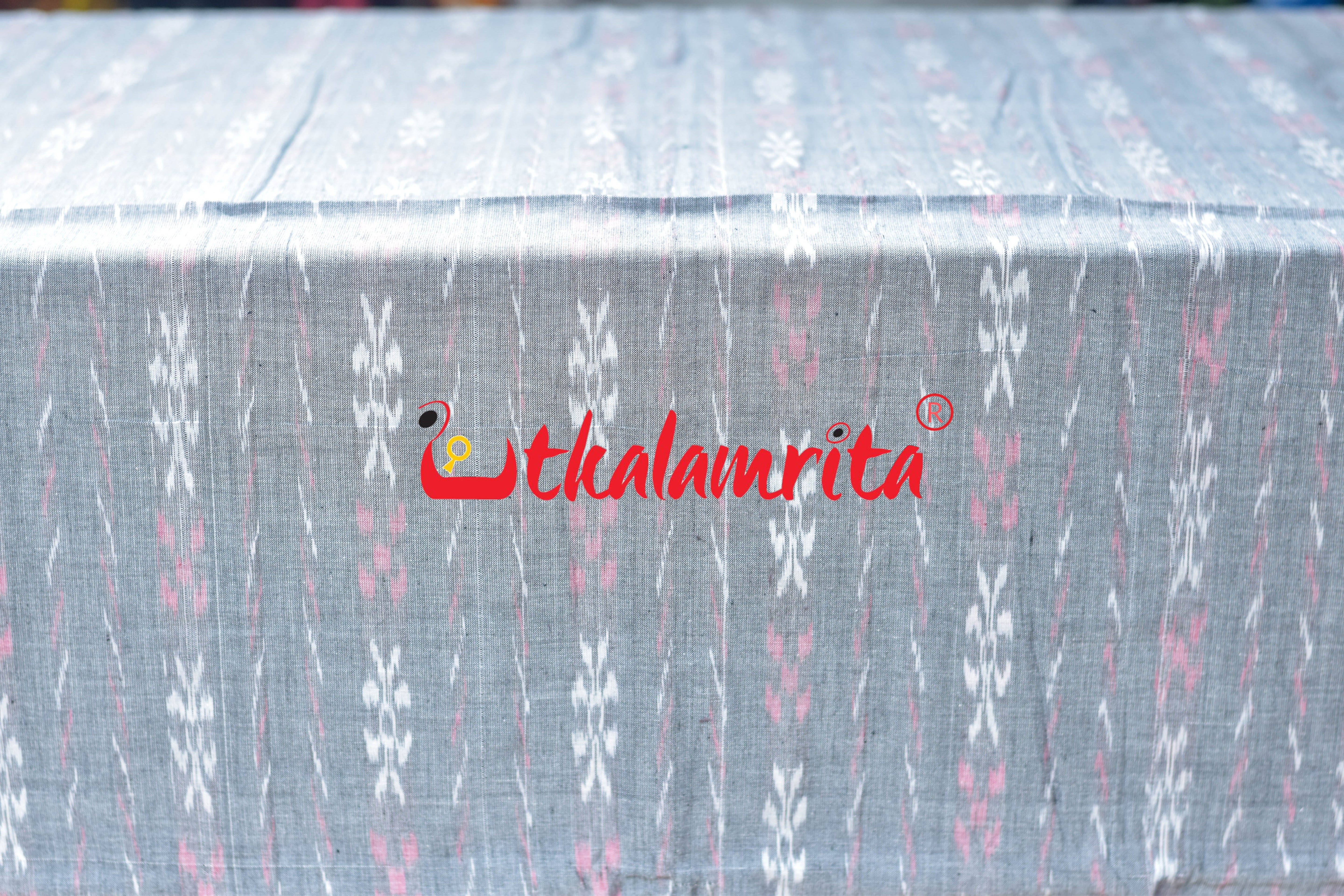 Grey Pasapali Paper Design Cotton (Fabric)