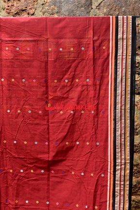 Saundarya Maroon Dolabedi Cotton Saree