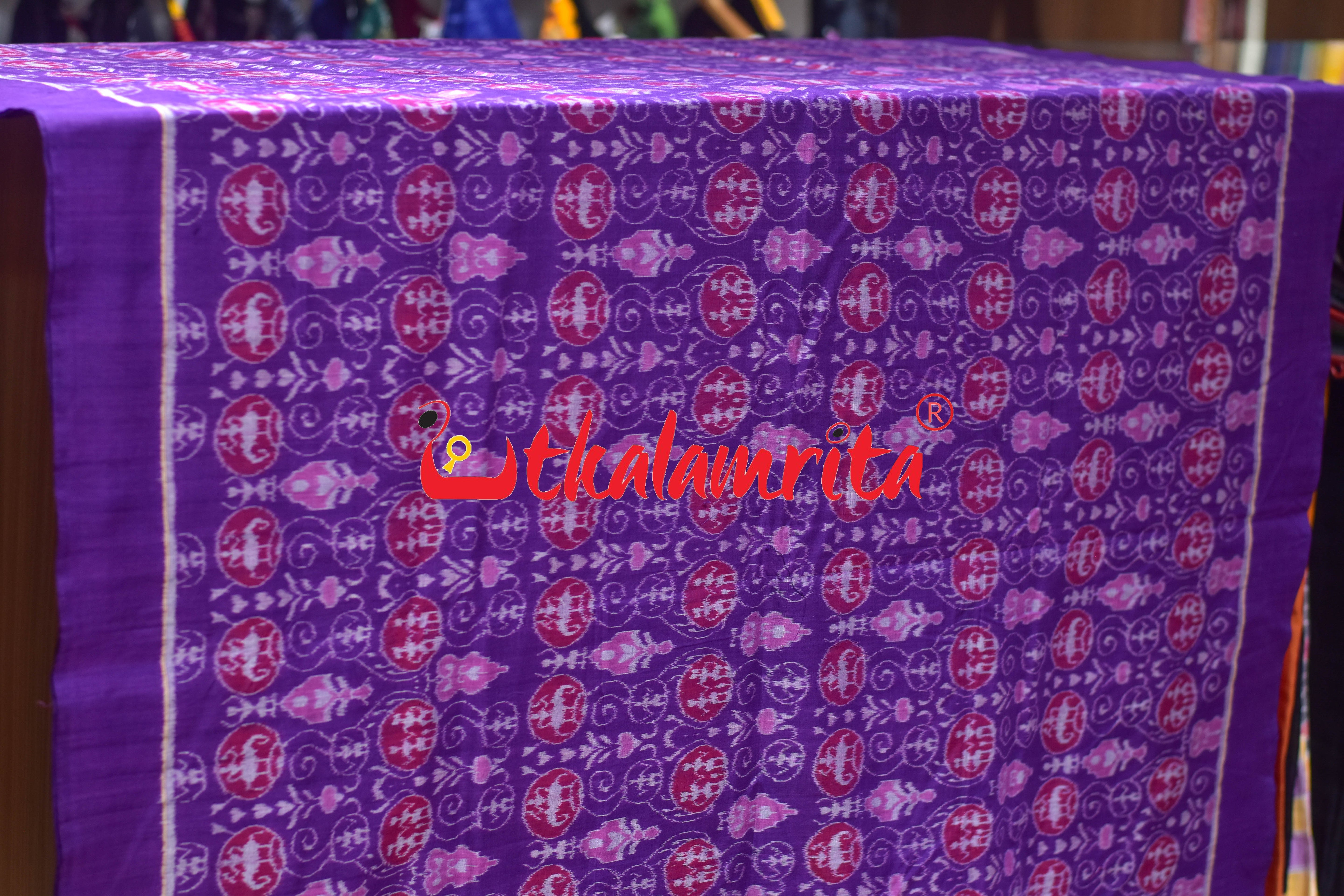 Violet Jodi Tribals Sambalpuri Cotton (Fabric)