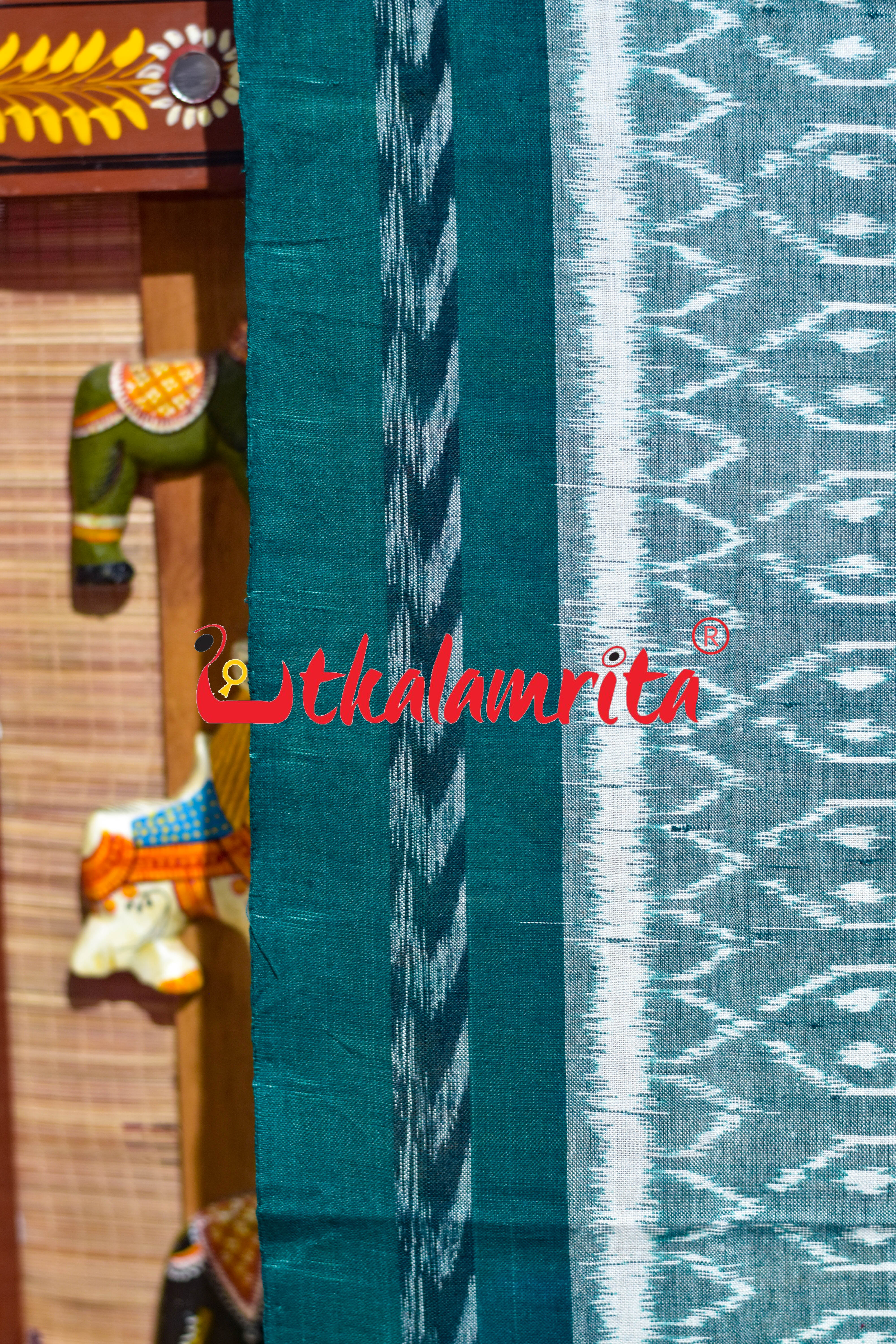 Green Lahari Sambalpuri (Dupatta)