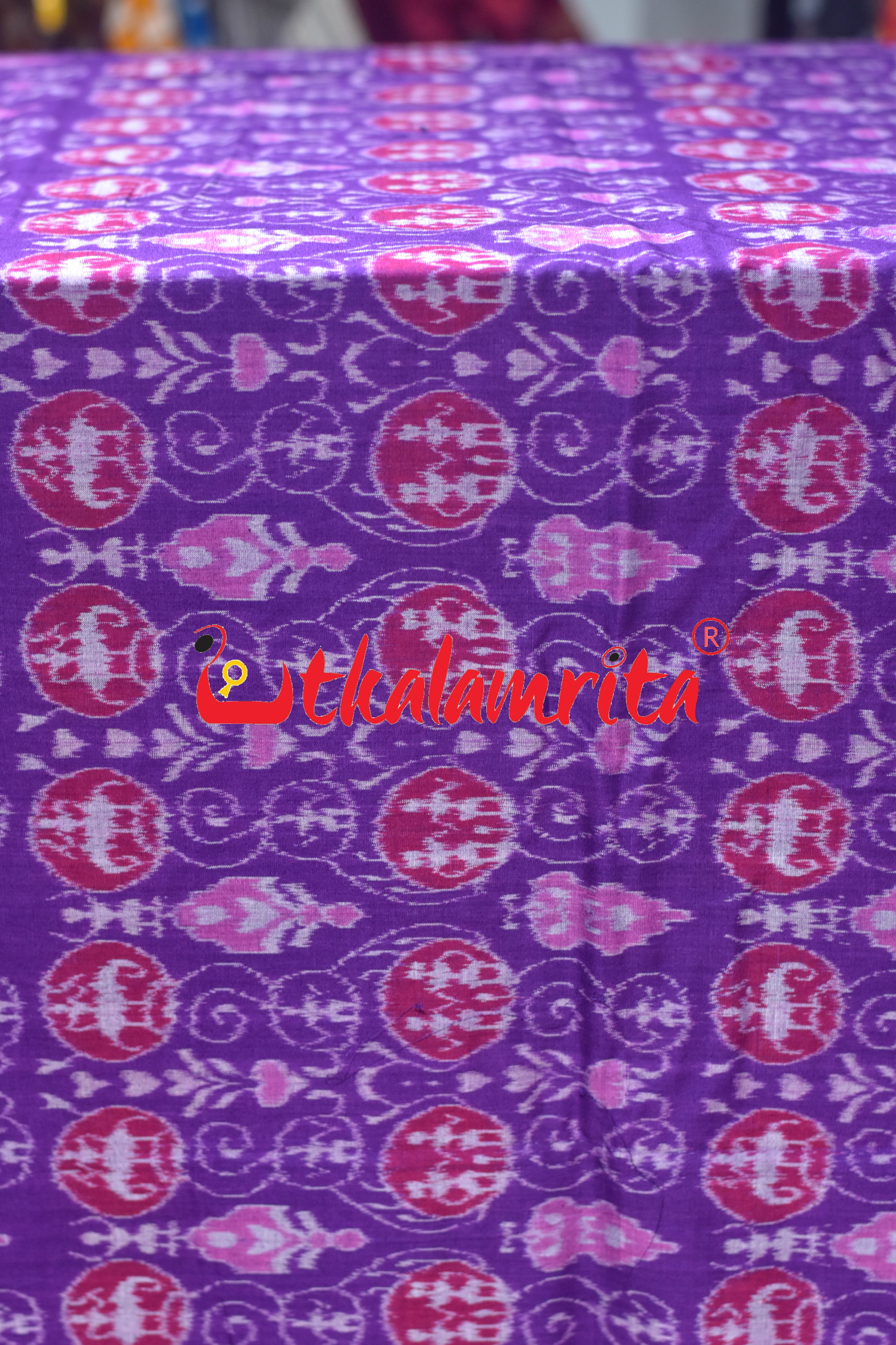 Violet Jodi Tribals Sambalpuri Cotton (Fabric)