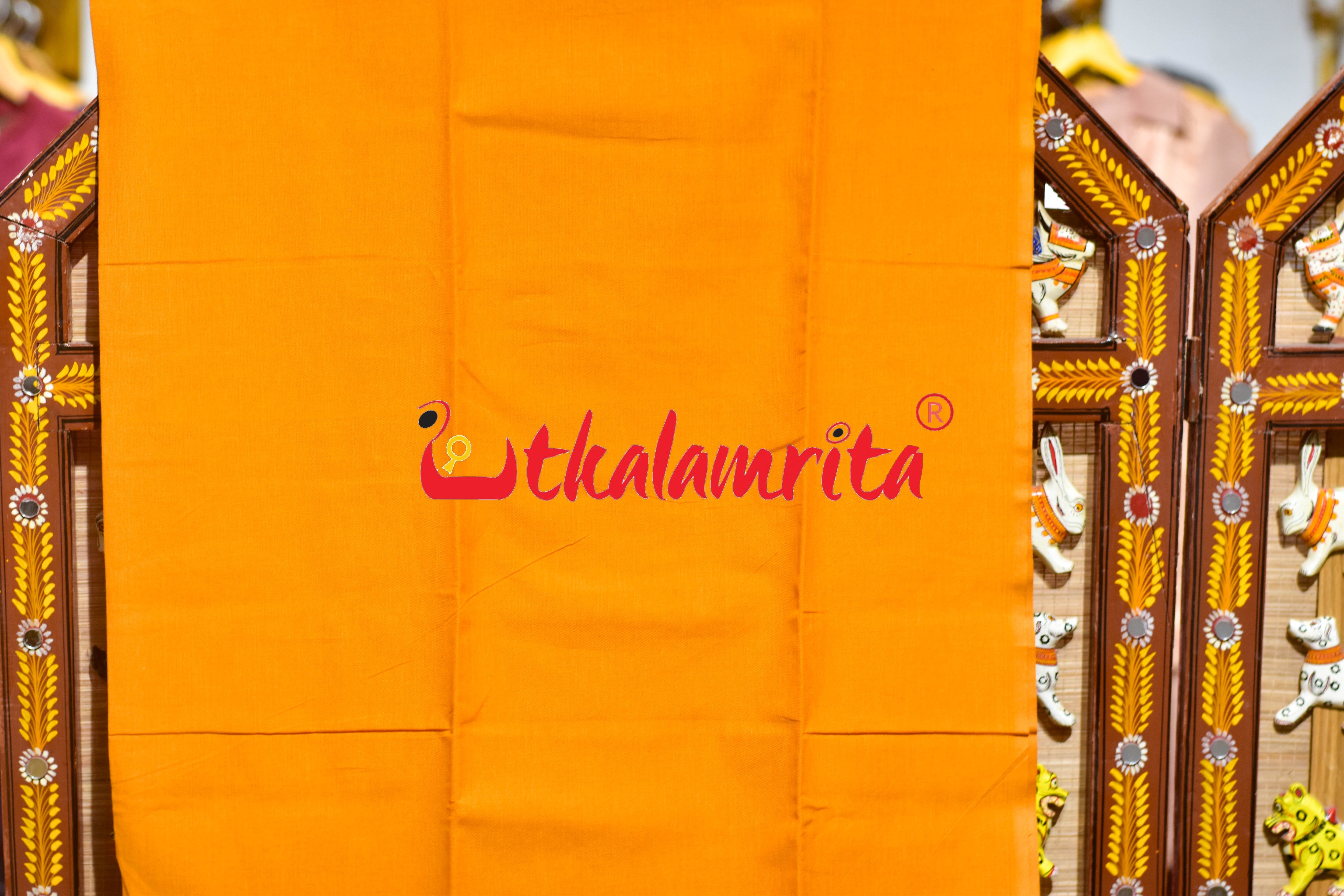 Maroon Yellow Chadhei Sambalpuri Cotton Dress Set