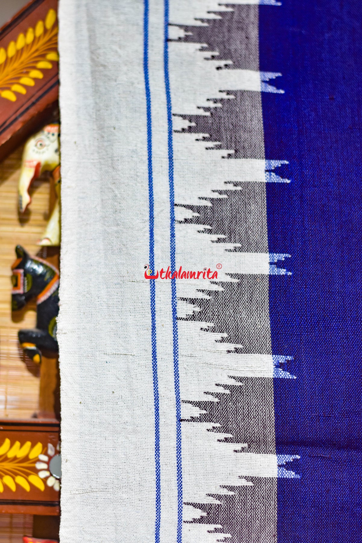 Blue White Kotpad (Stole)