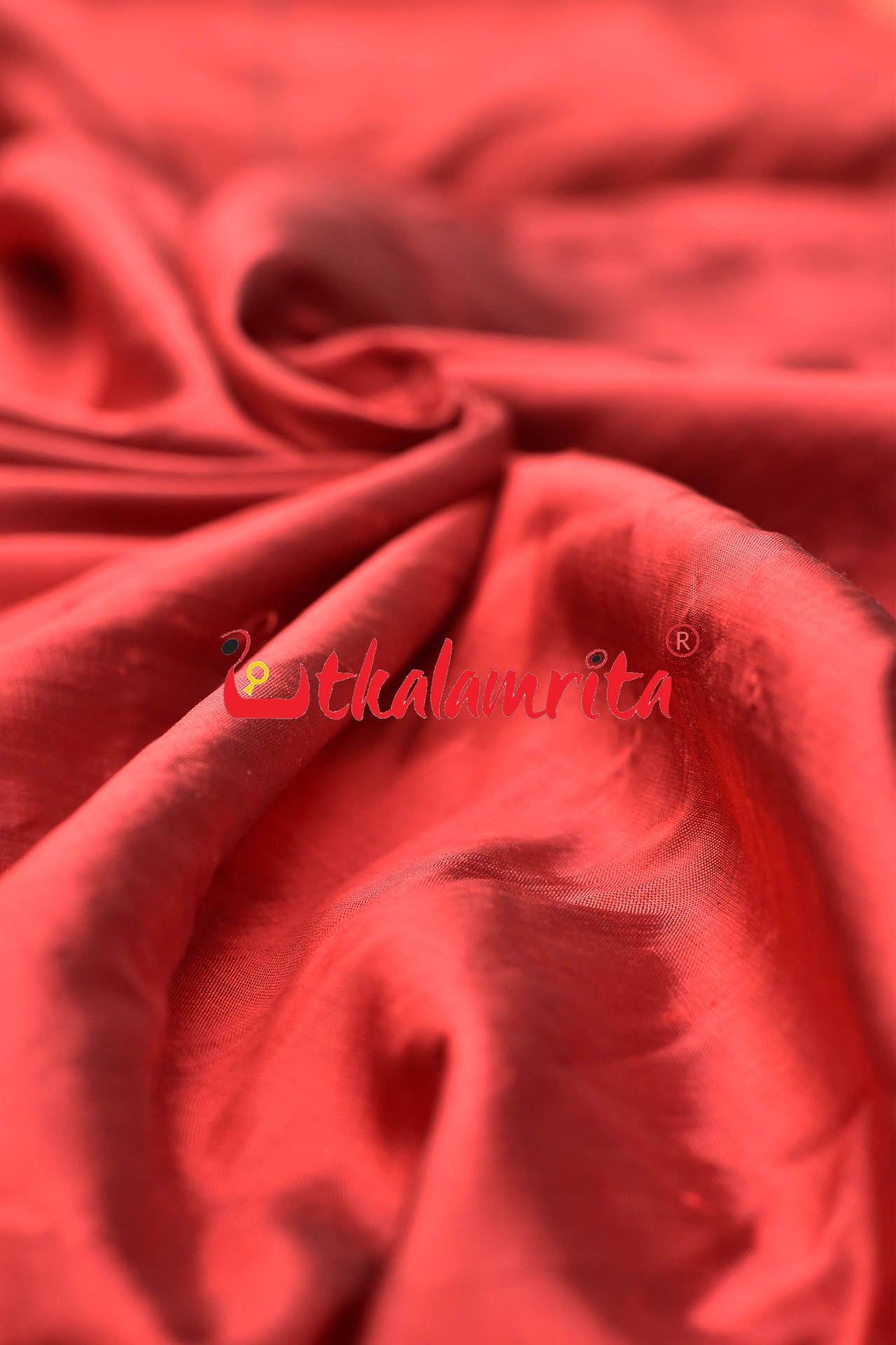 Maroon Rudrakhya Border Silk (Fabric)