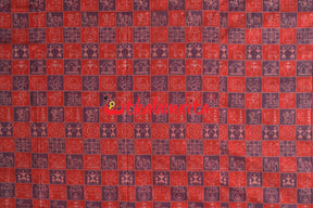 House Tribals Red Sambalpuri Cotton Saree