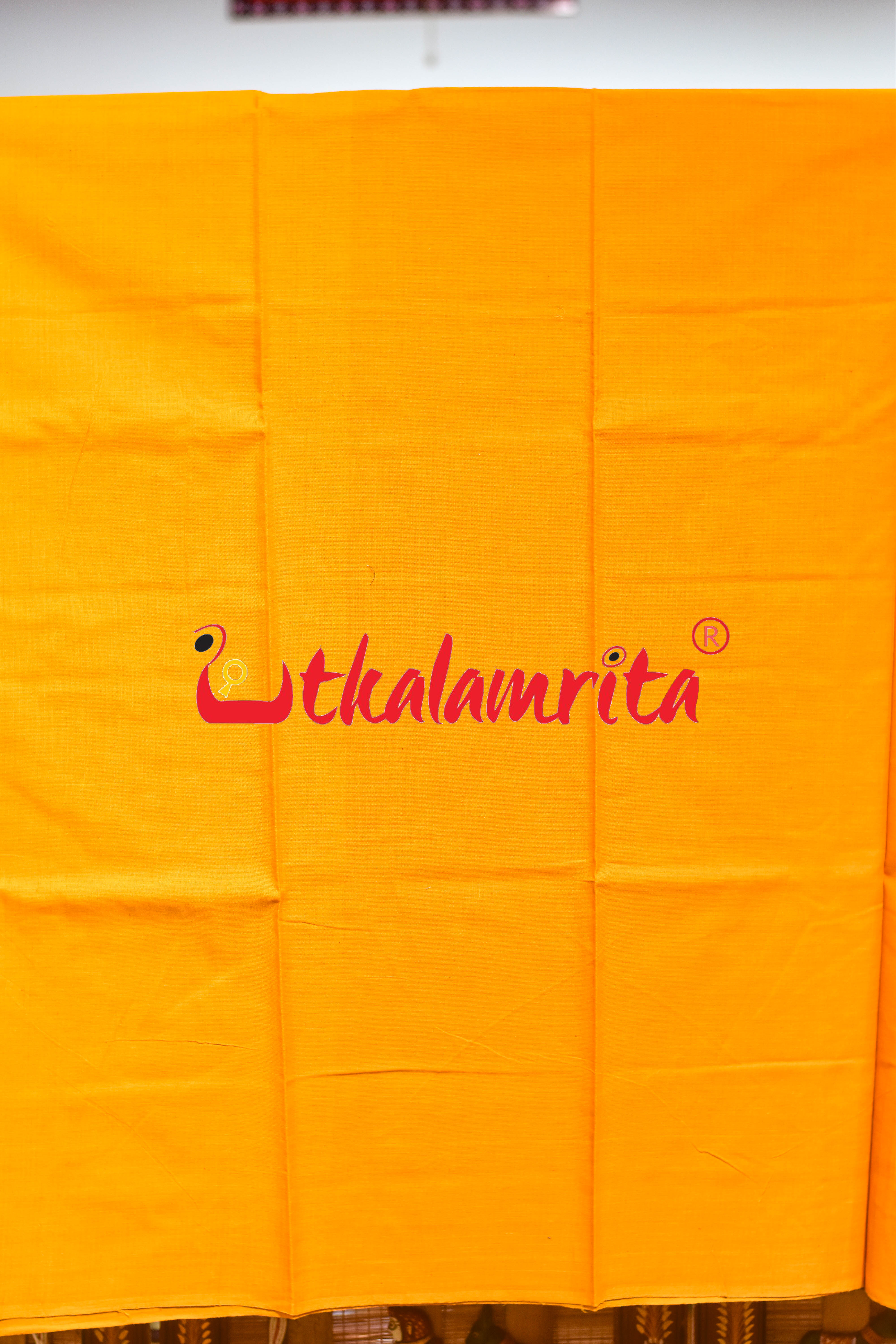 Utkala Lakhmi Blue Yellow Maroon Sambalpuri Cotton Dress Set
