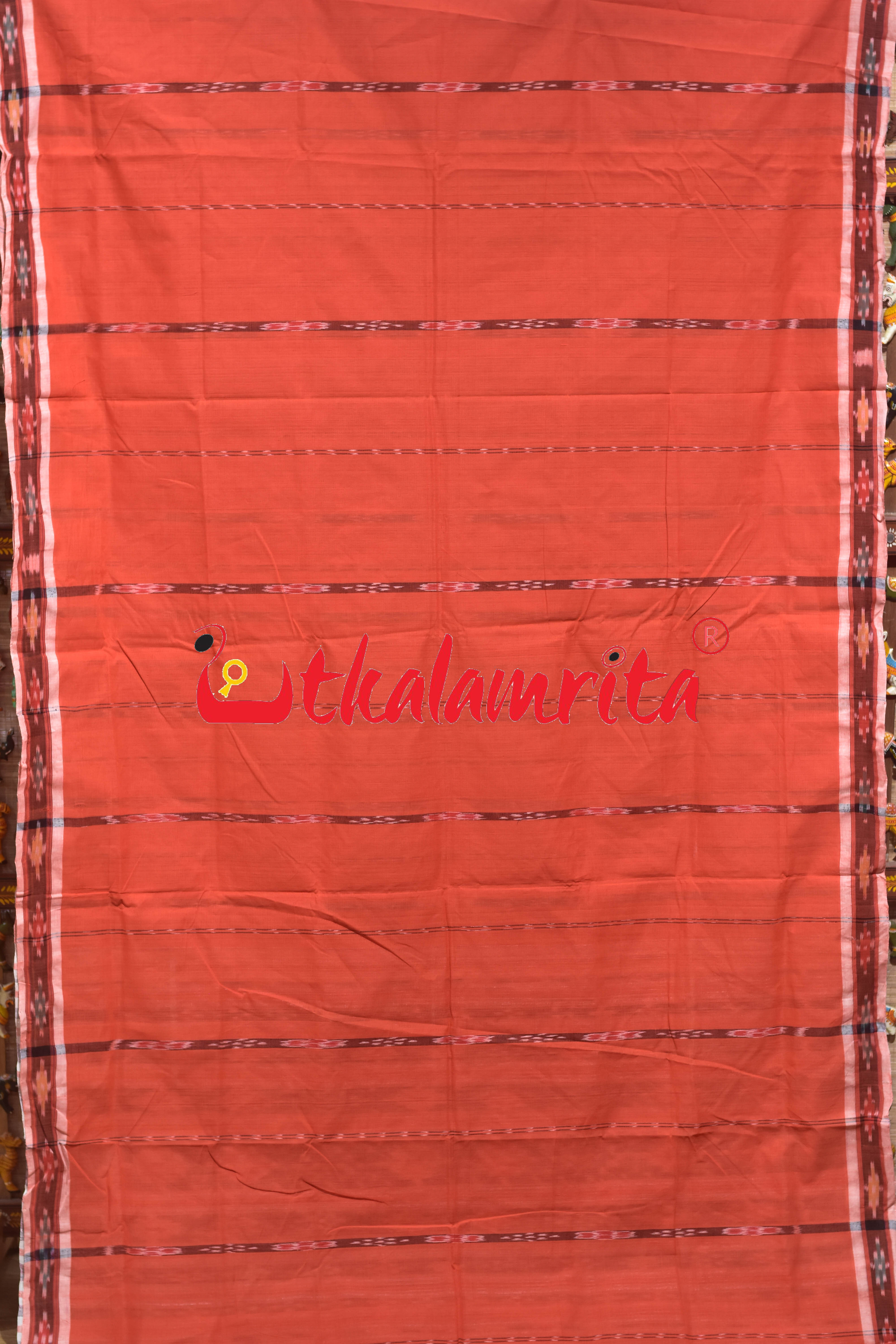 Carrot Paper Pittala Single Cotton Saree