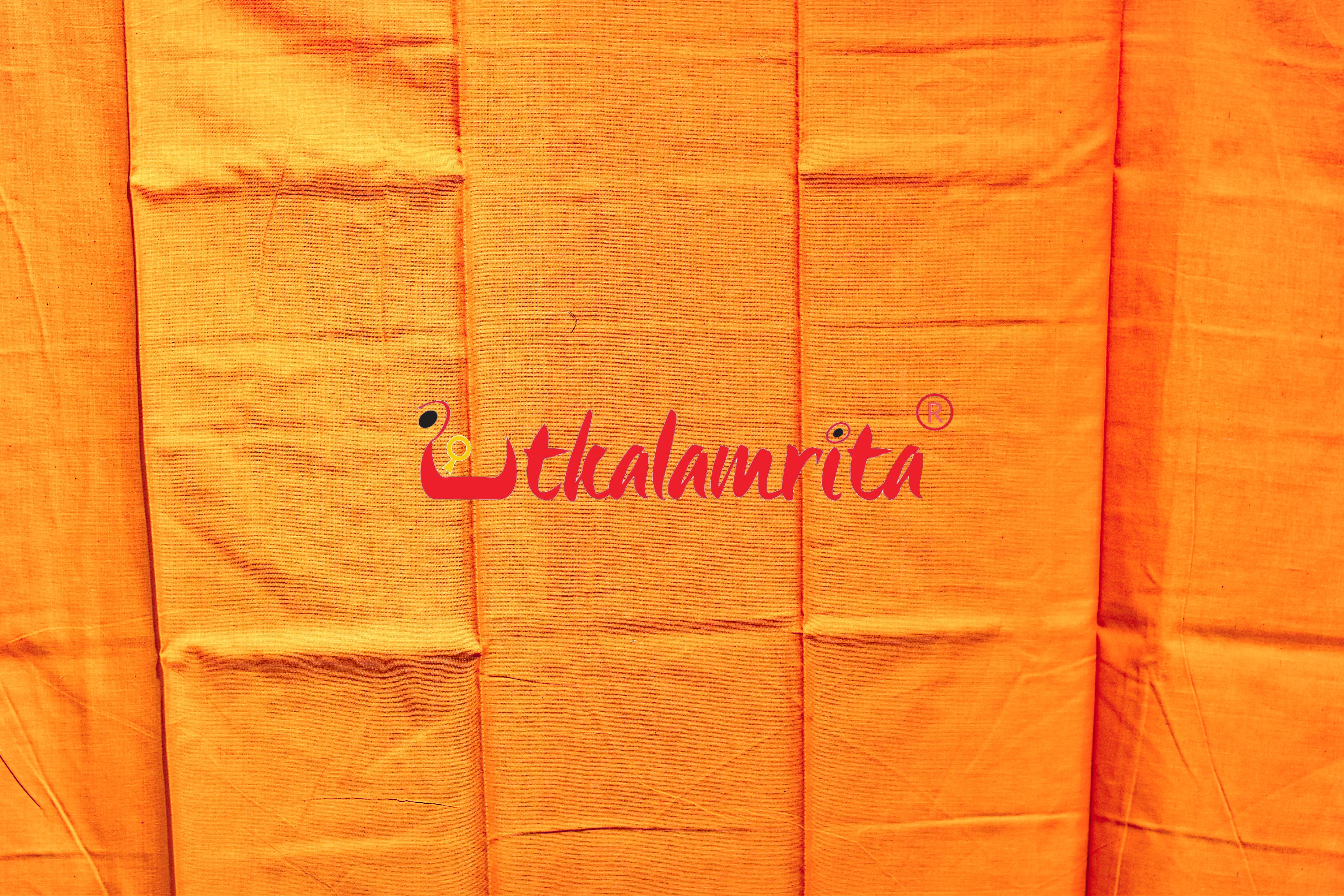 Utkala Lakhmi Blue Yellow Maroon Sambalpuri Cotton Dress Set