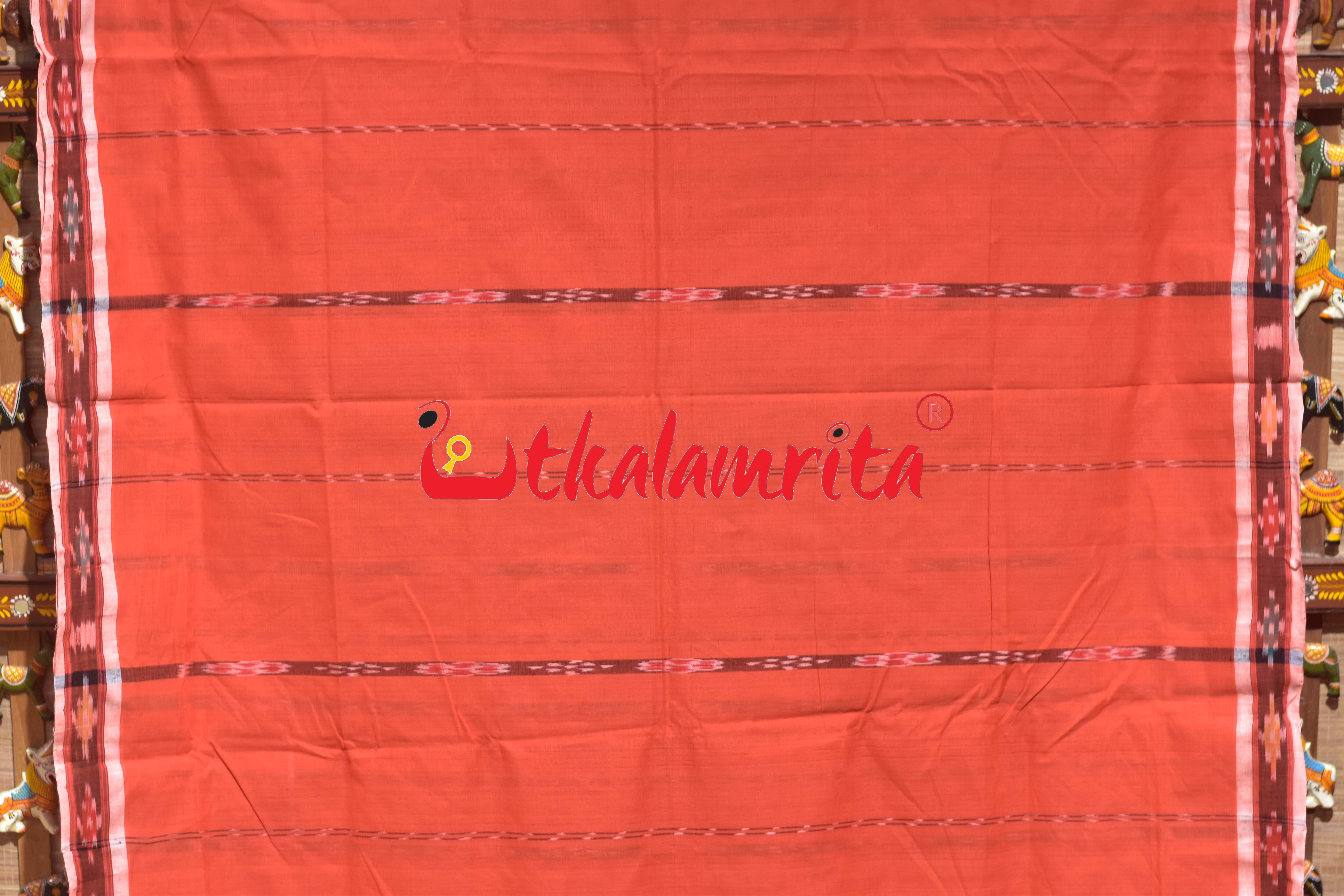 Carrot Paper Pittala Single Cotton Saree