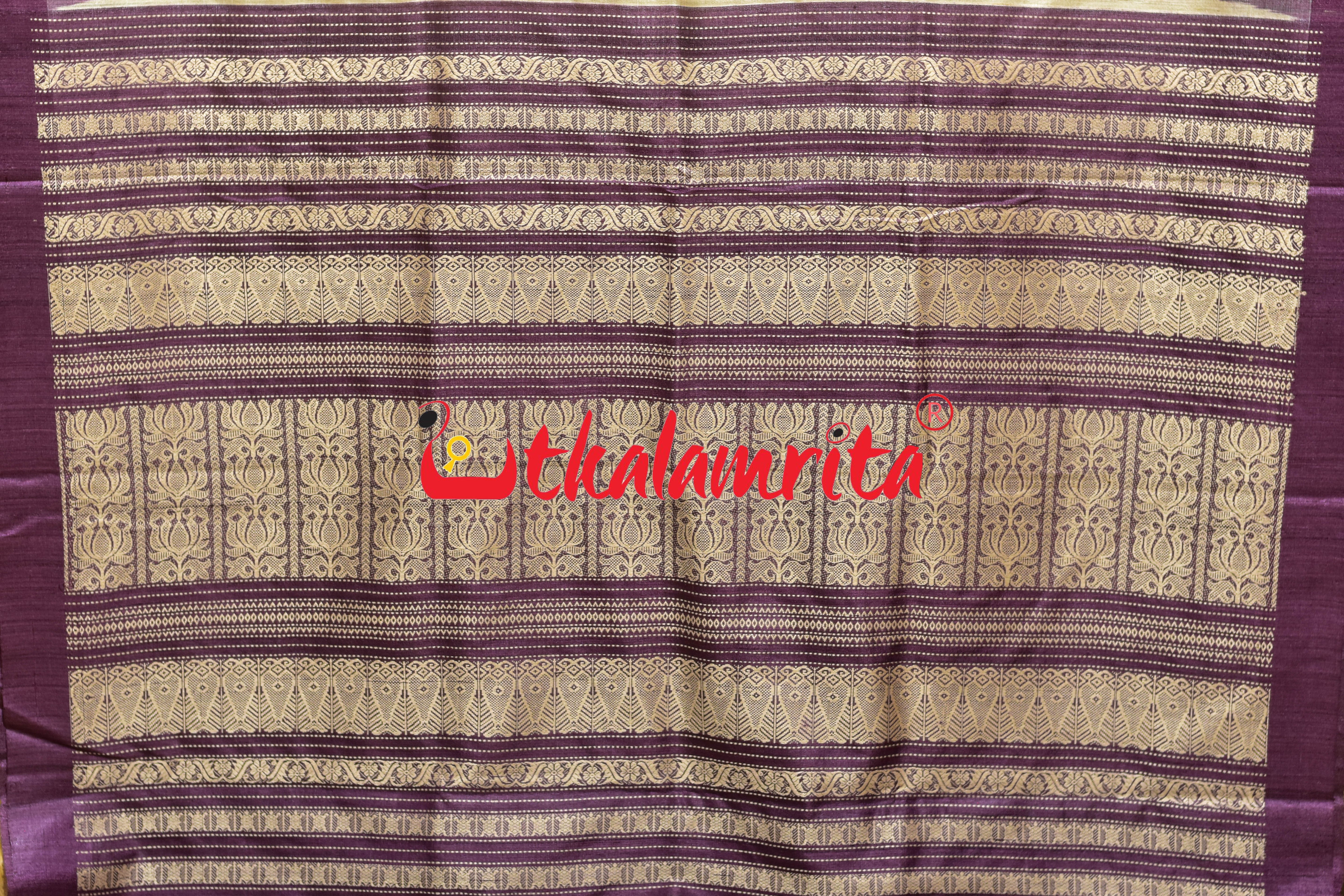 Natural Wine Fish Buti Padma Jala Anchal Gopalpur Tussar Saree