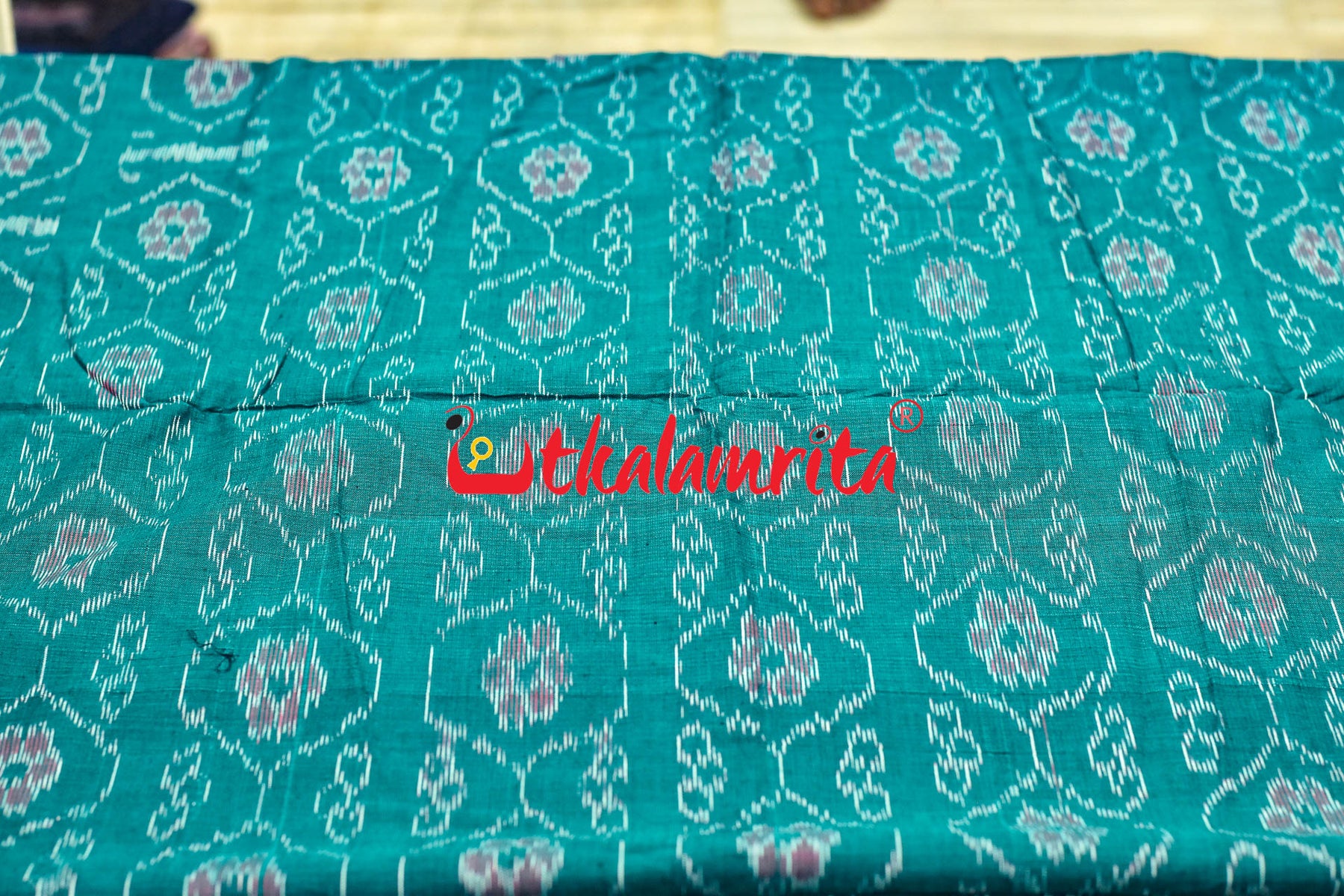 Green Phula Bandha Design (Fabric)