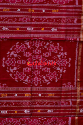 Hazar Buti Kaincha Fish Khandua Cotton Saree
