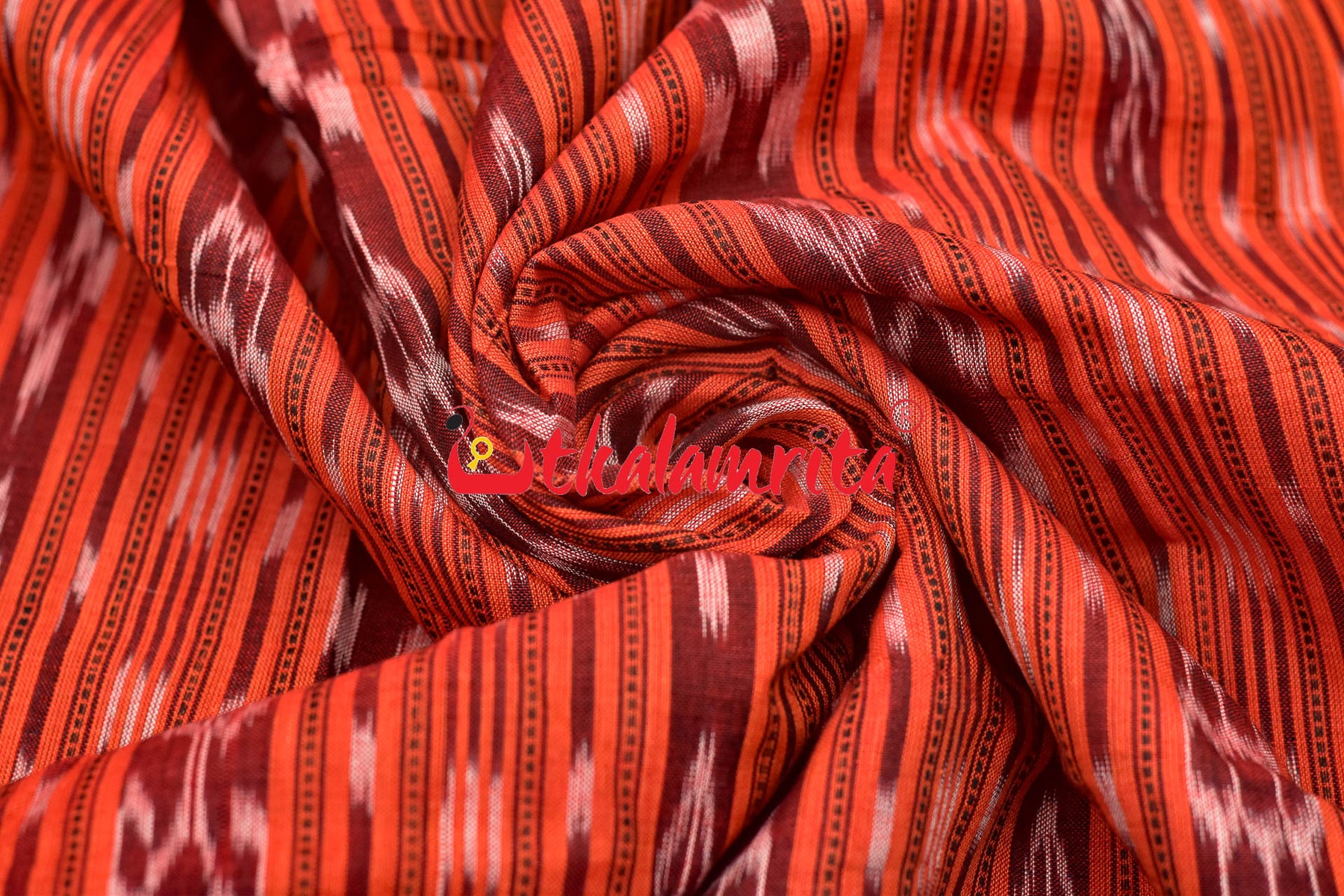 Orange Ikat (Fabric)