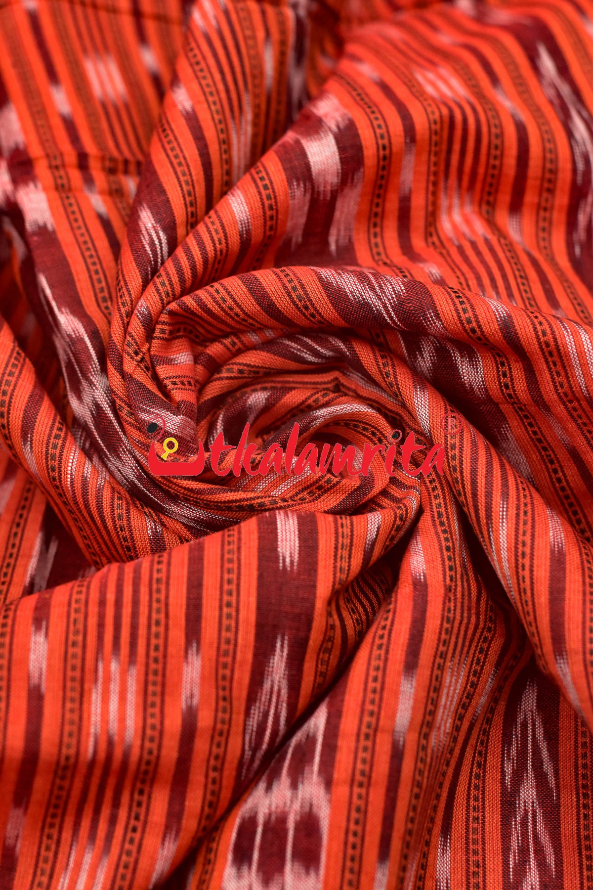 Orange Ikat (Fabric)