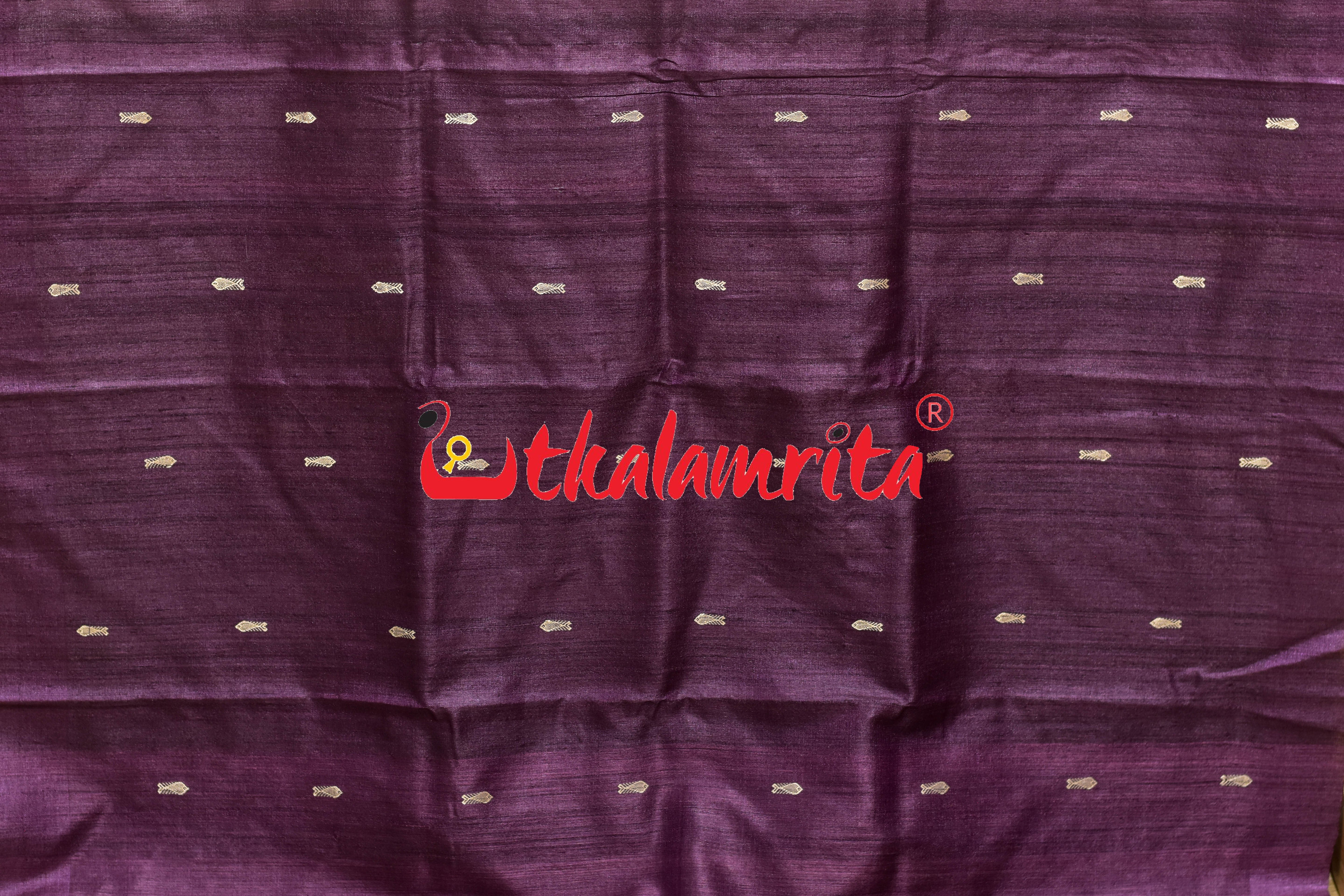 Natural Wine Fish Buti Padma Jala Anchal Gopalpur Tussar Saree