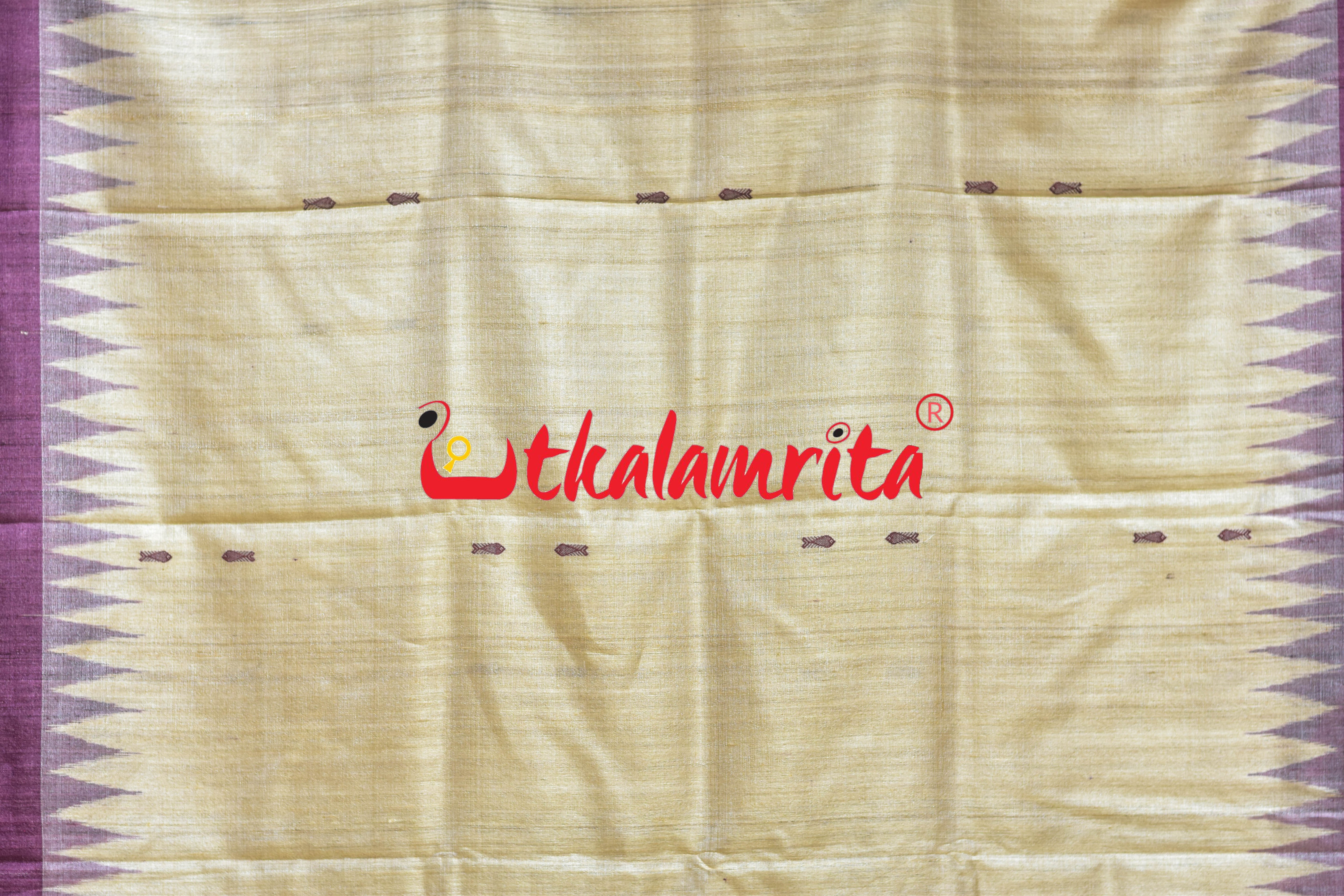 Natural Wine Fish Buti Padma Jala Anchal Gopalpur Tussar Saree